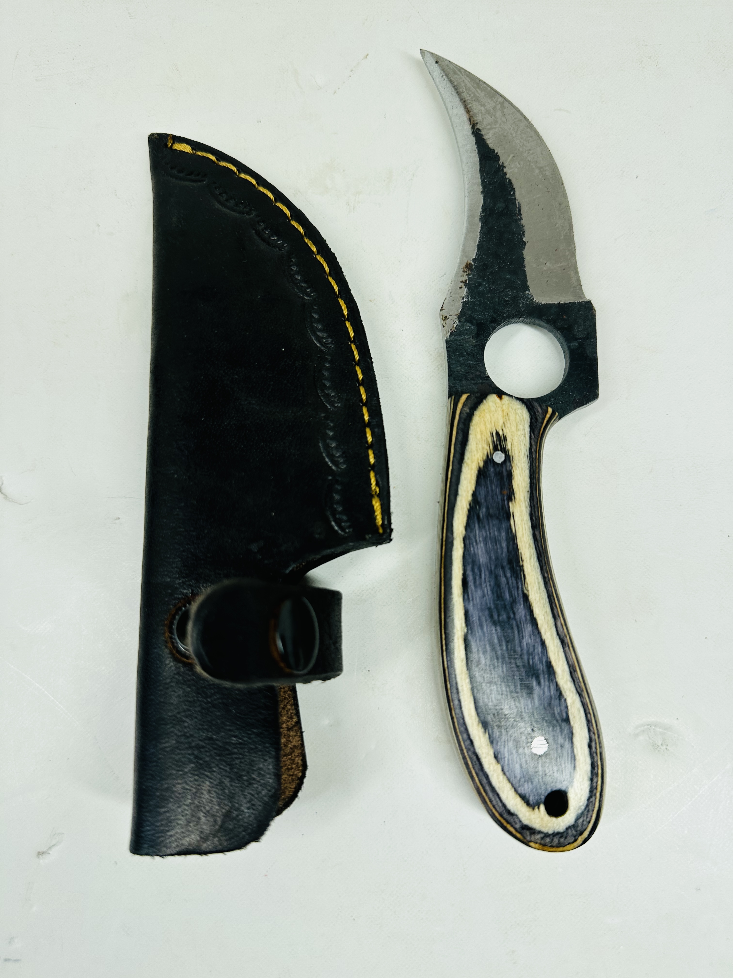 PAKISTAN HAWKBILL SKINNER, LAMINATED WOOD, MODERN