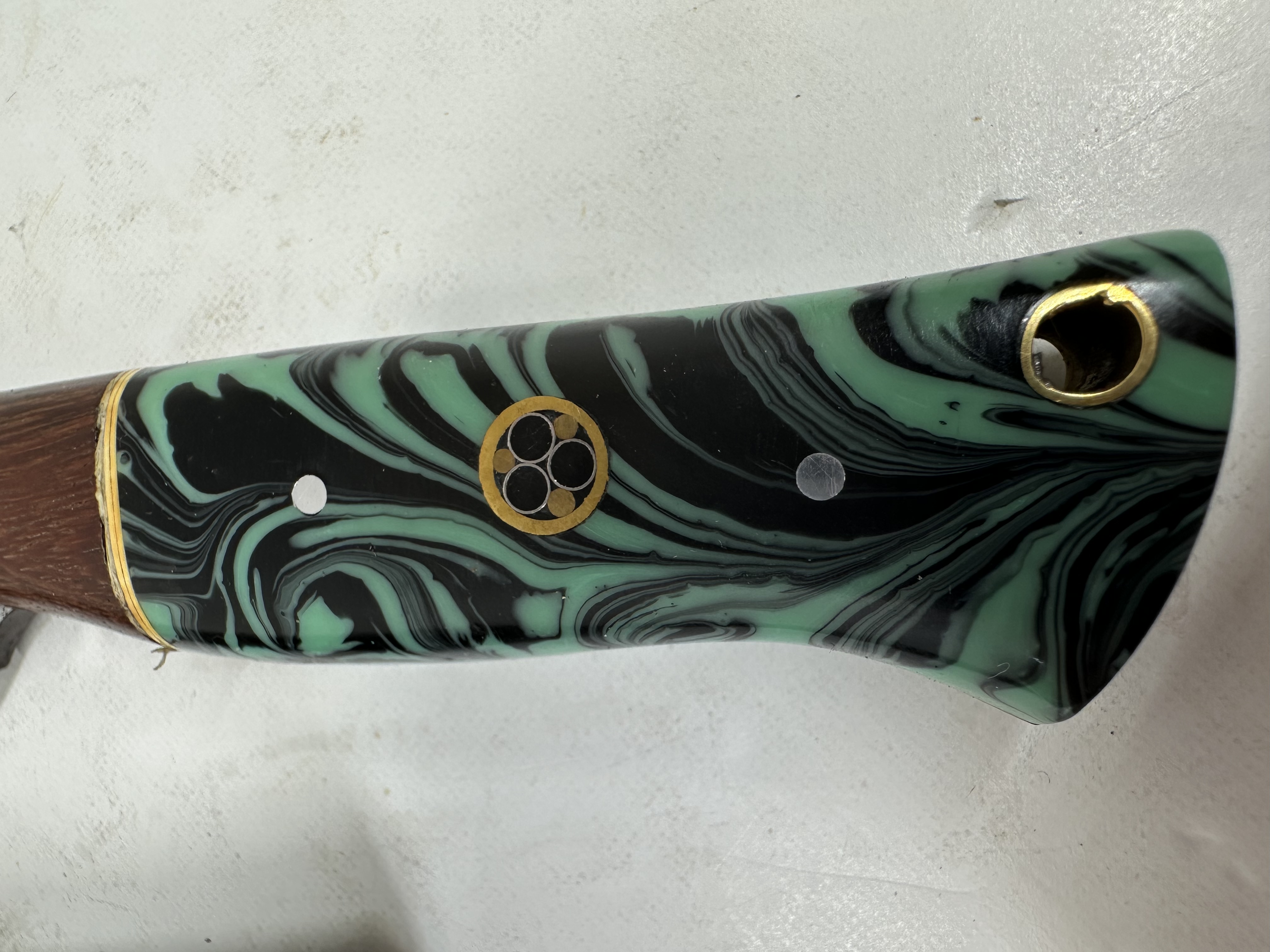VERDANT RIVER HUNTER RESIN KNIFE