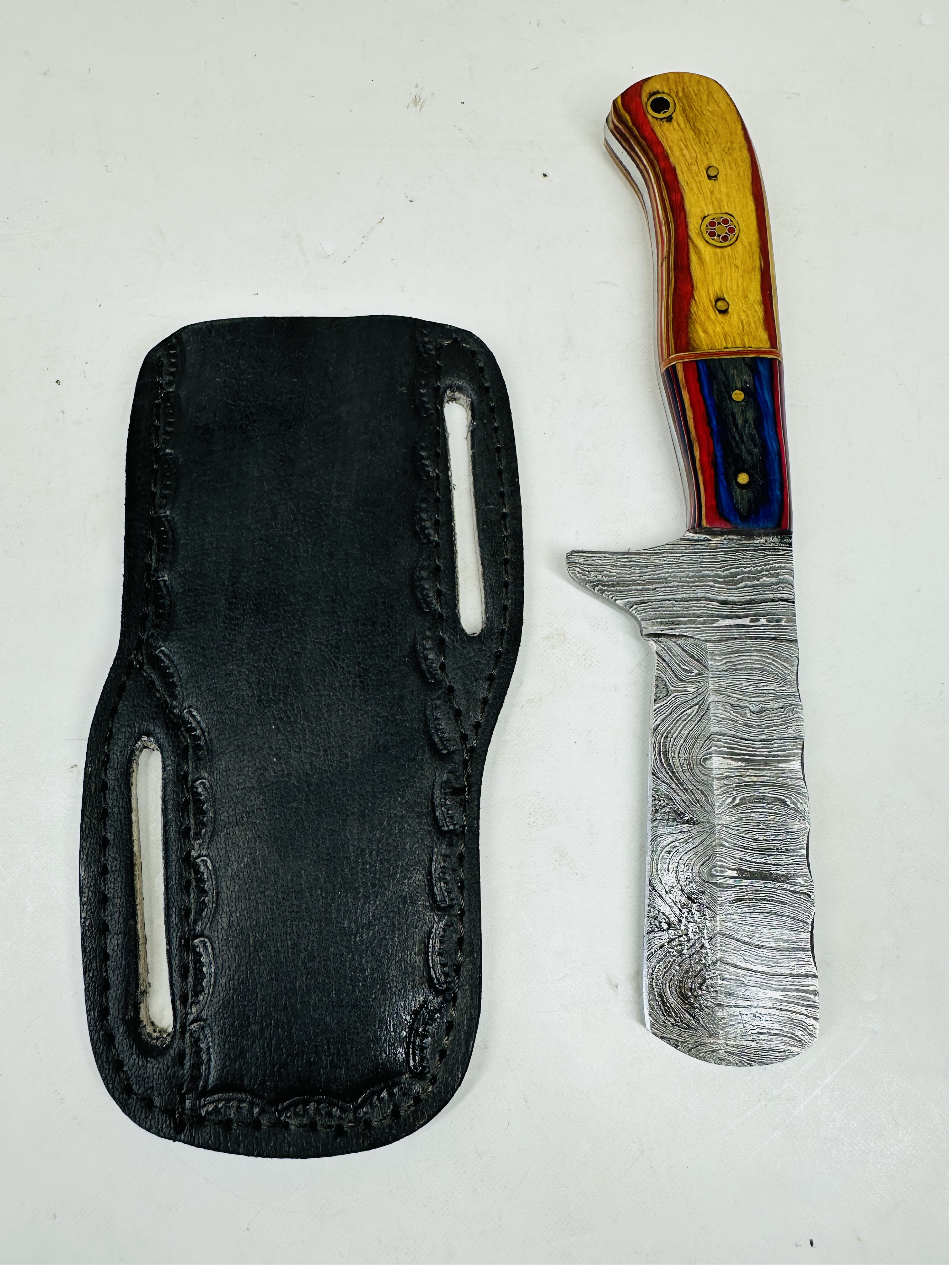DAMASCUS STEEL CLEAVER KNIFE, MODERN