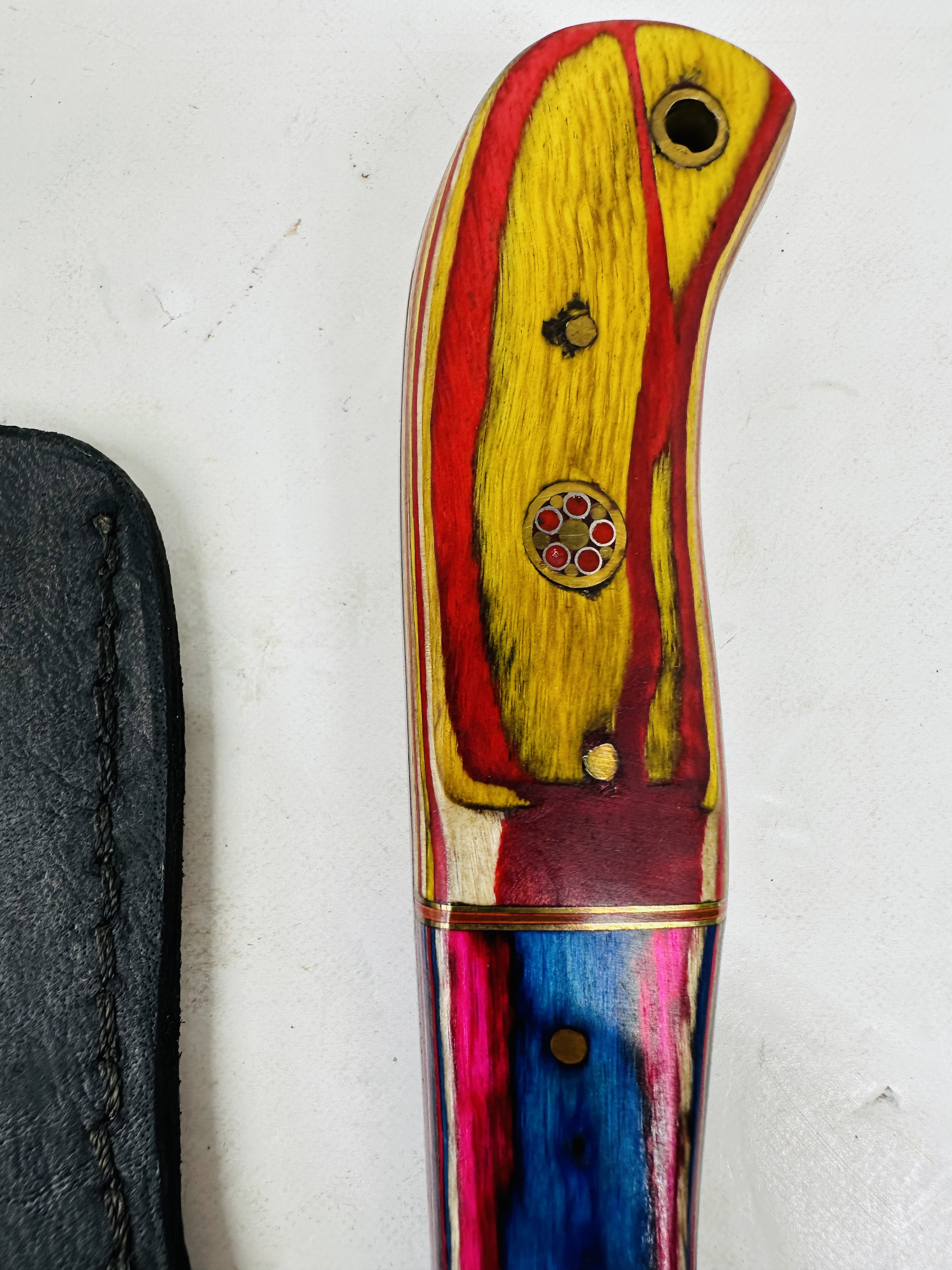 DAMASCUS STEEL CLEAVER KNIFE, MODERN