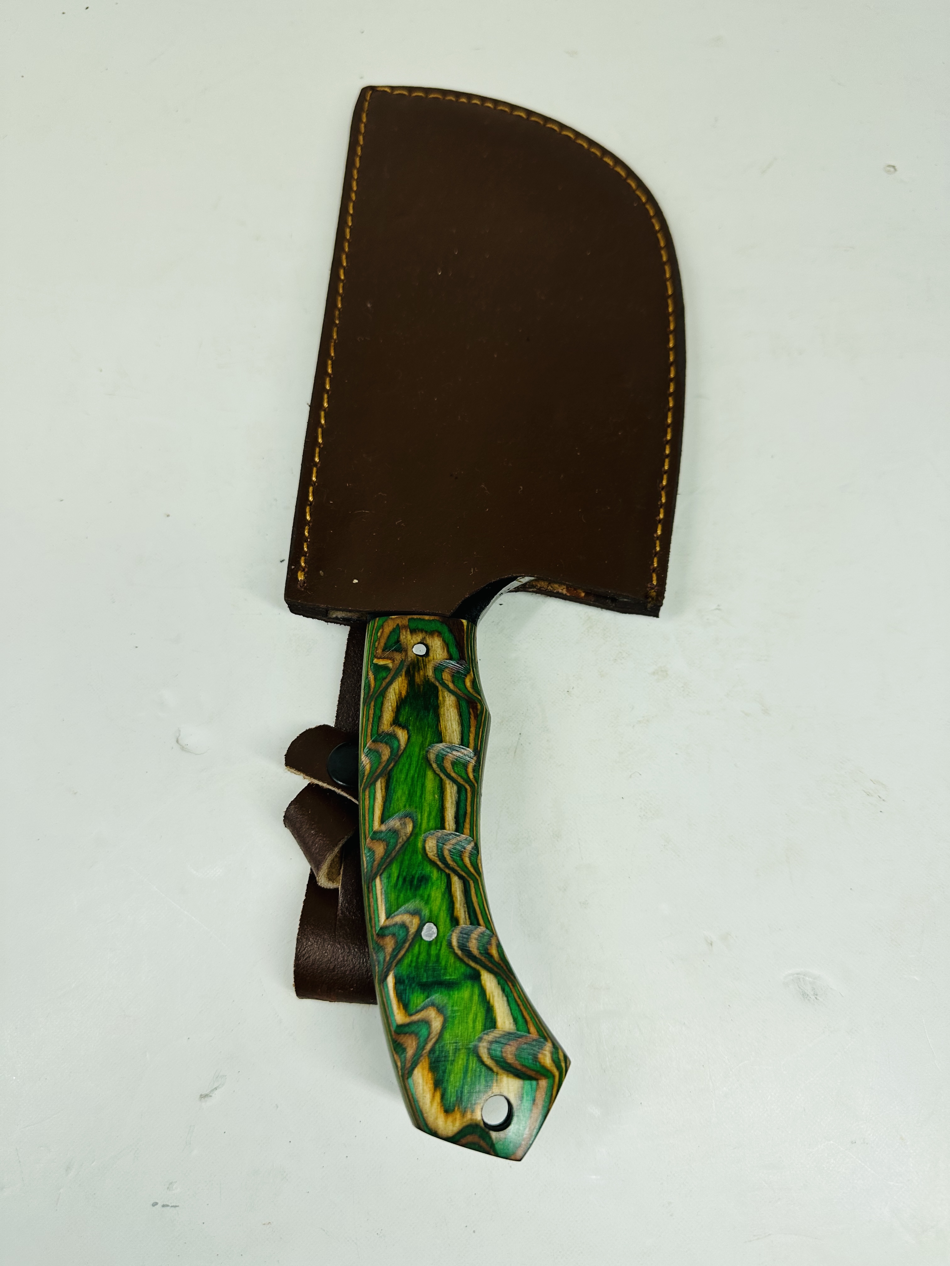SERBIAN CLEAVER LAMINATED WOOD MODERN