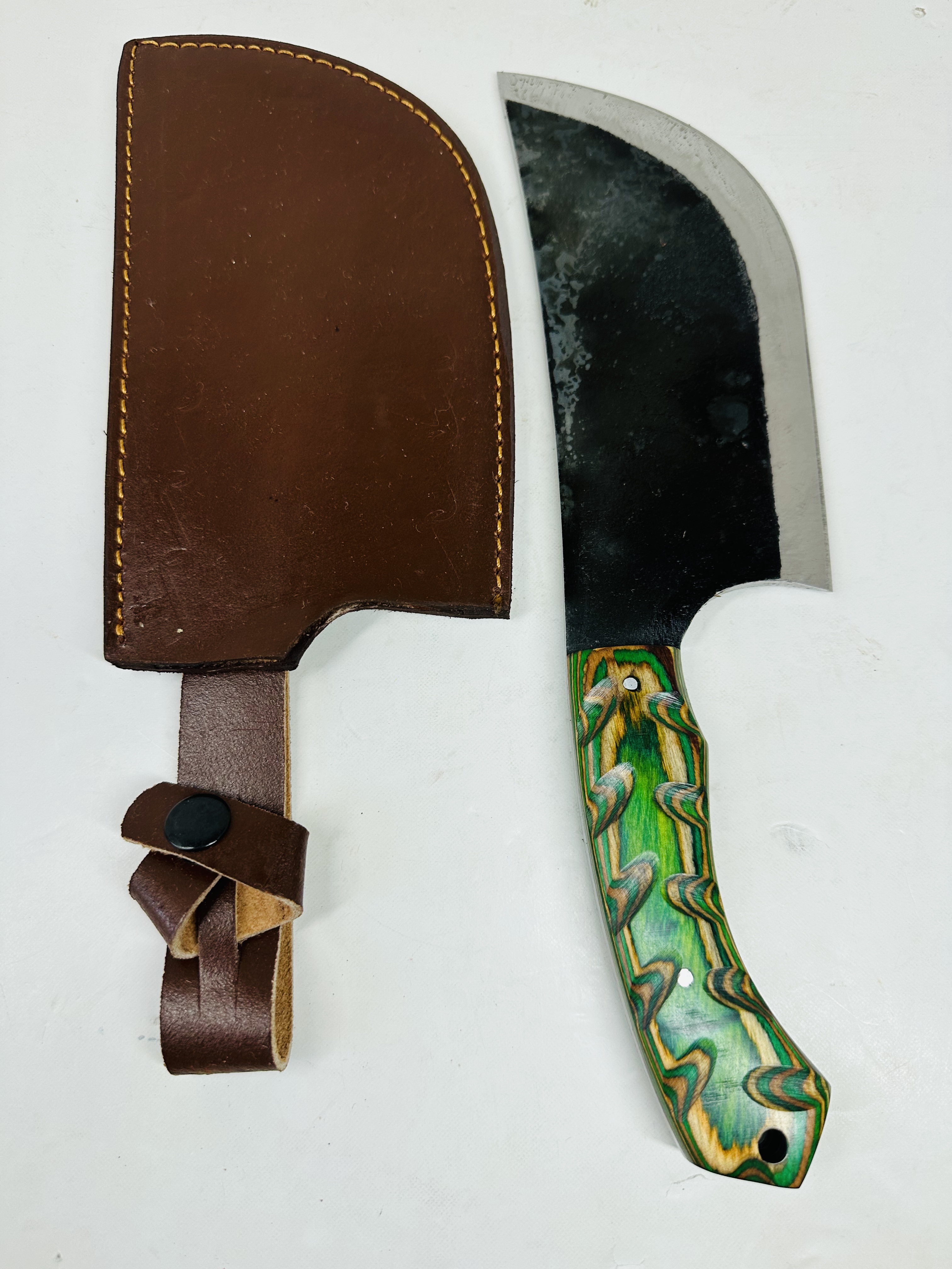 SERBIAN CLEAVER LAMINATED WOOD MODERN