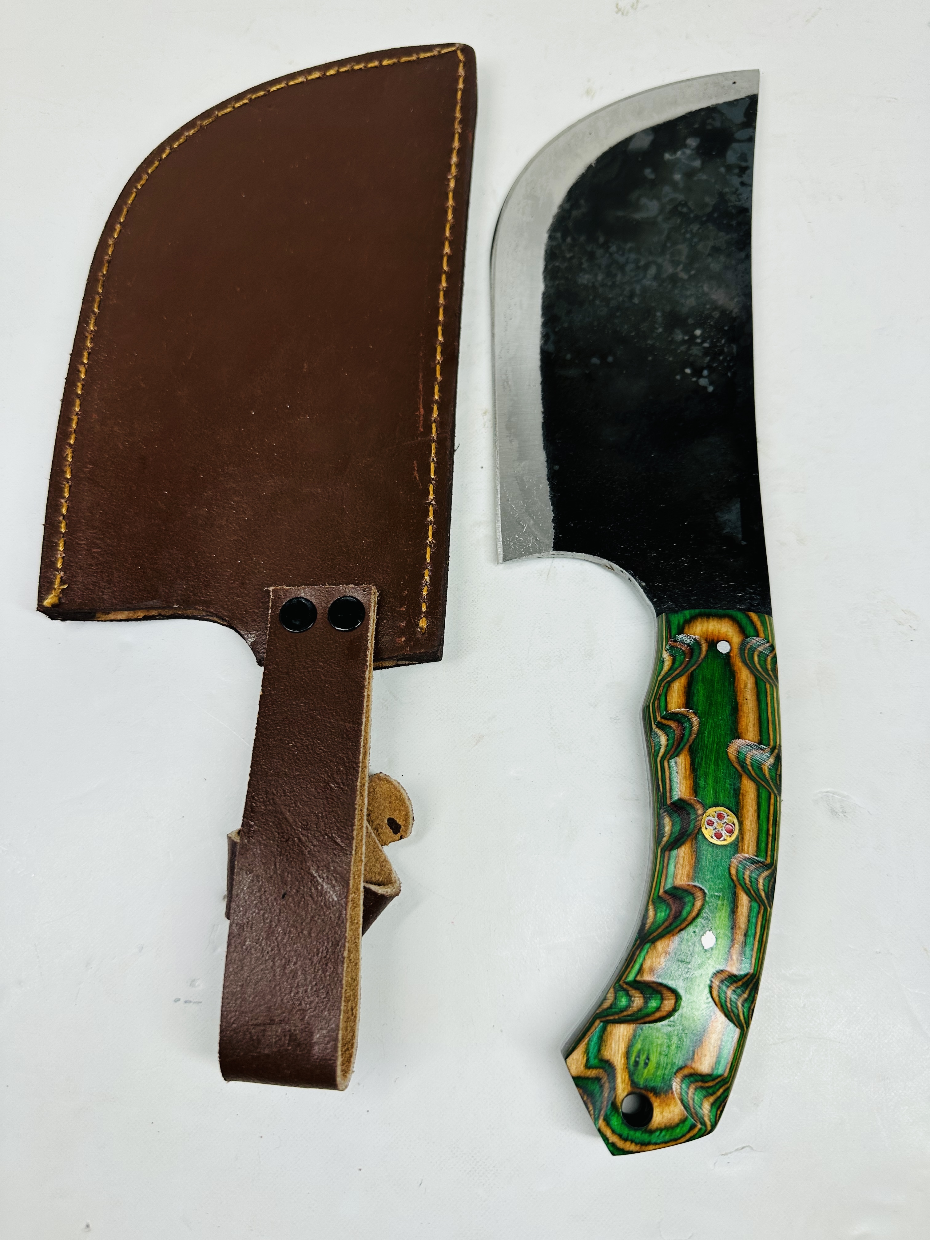 SERBIAN CLEAVER LAMINATED WOOD MODERN