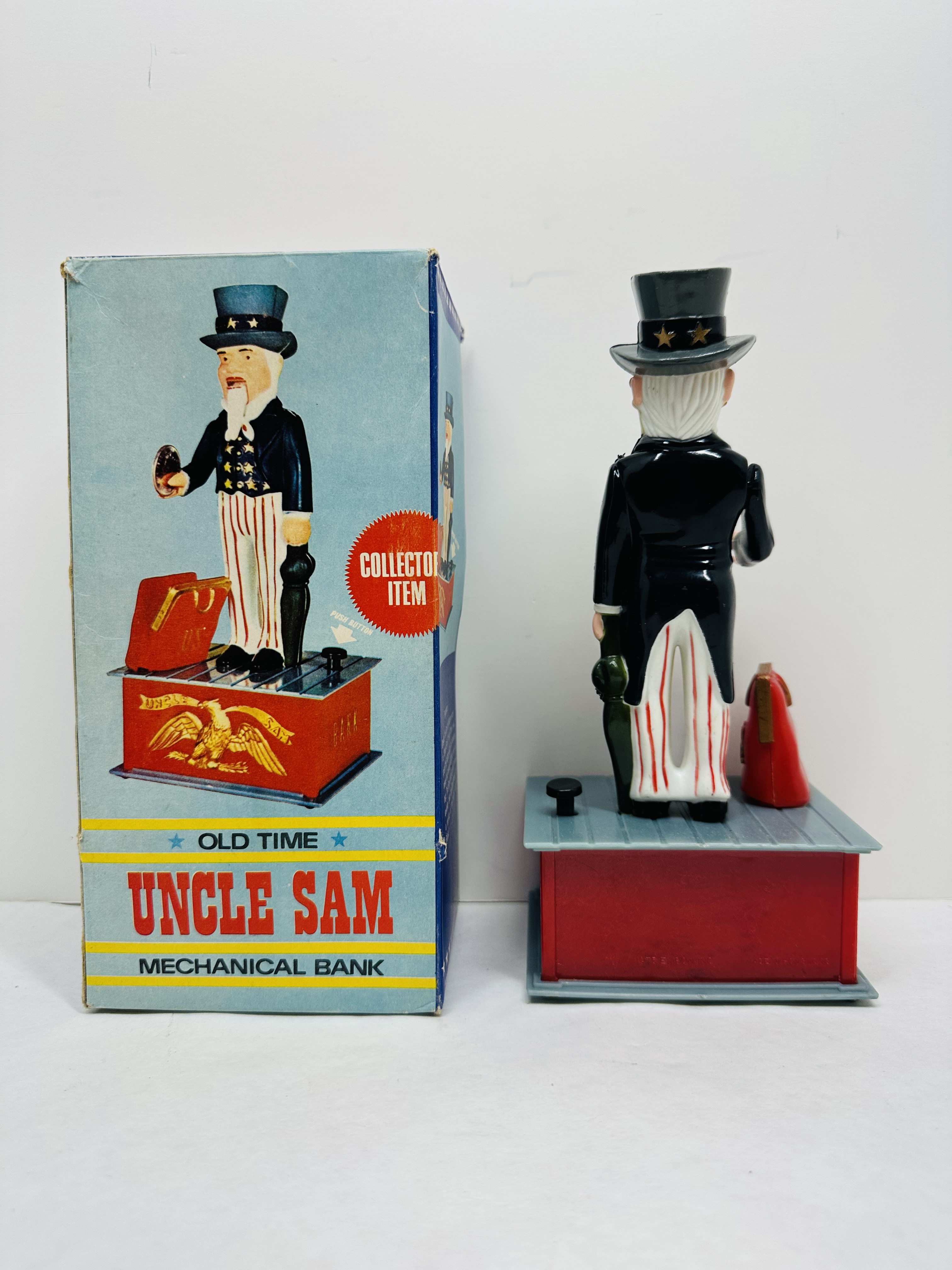 EMSON INC. UNCLE SAM MECHANICAL BANK, 1975