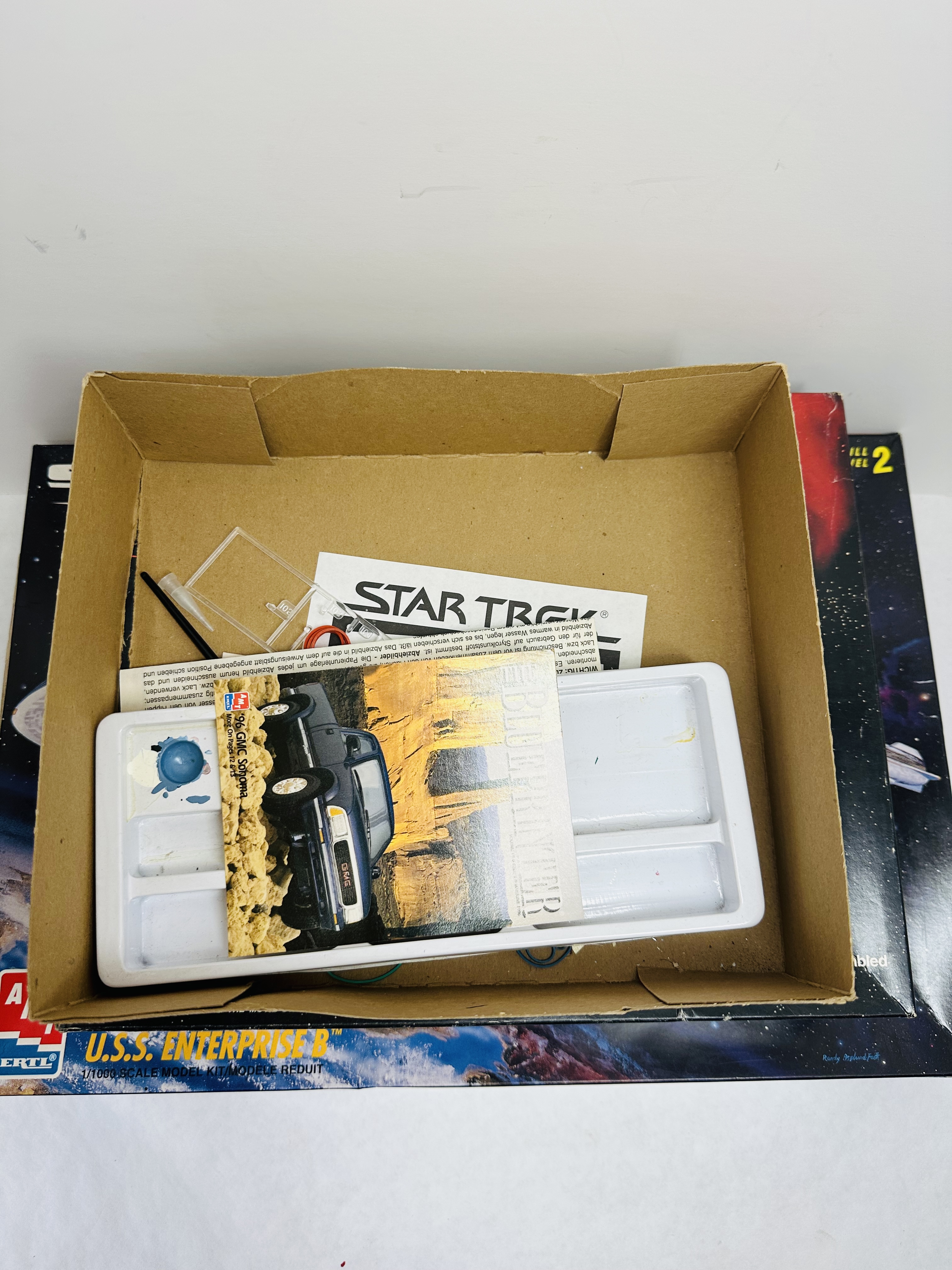 AMT/ERTL THREE STAR TREK MODEL KITS, 1990S