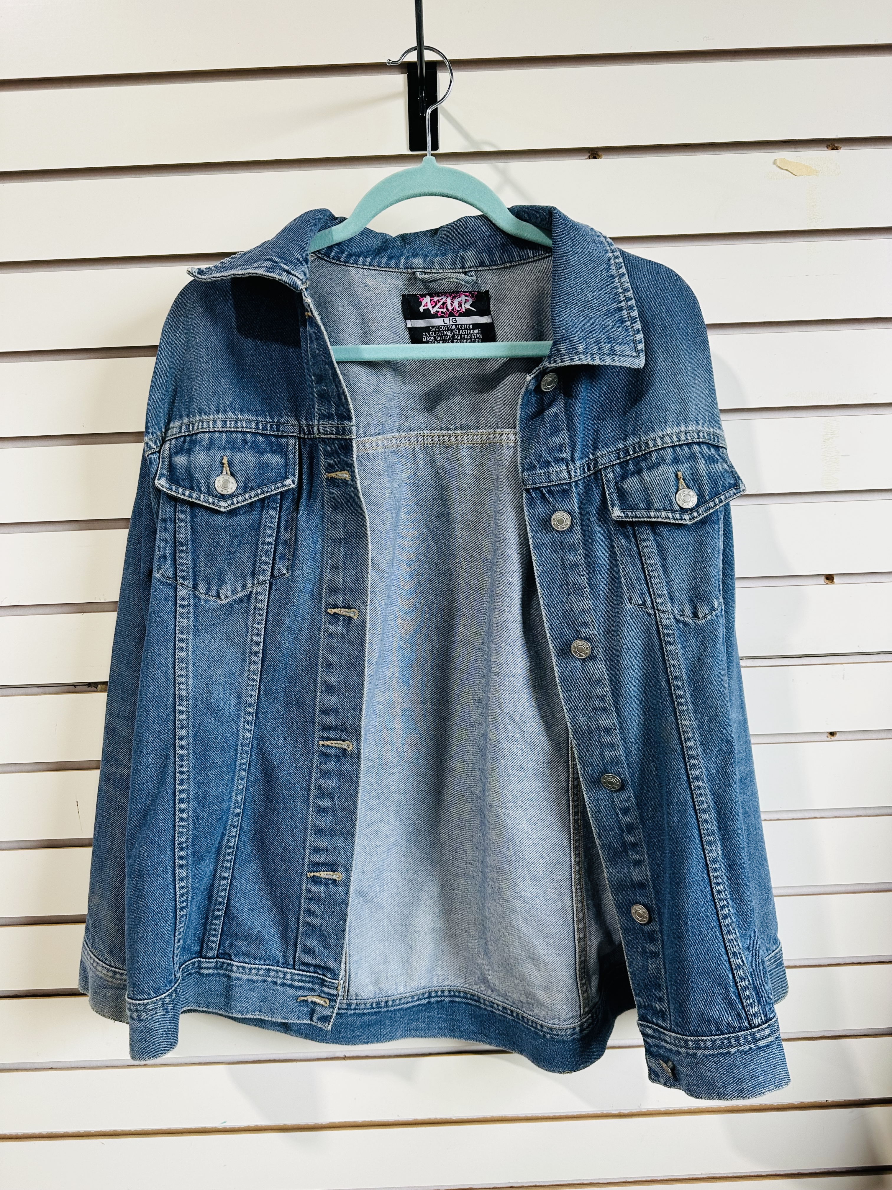 AZUR DENIM TRUCKER JACKET, CONTEMPORARY