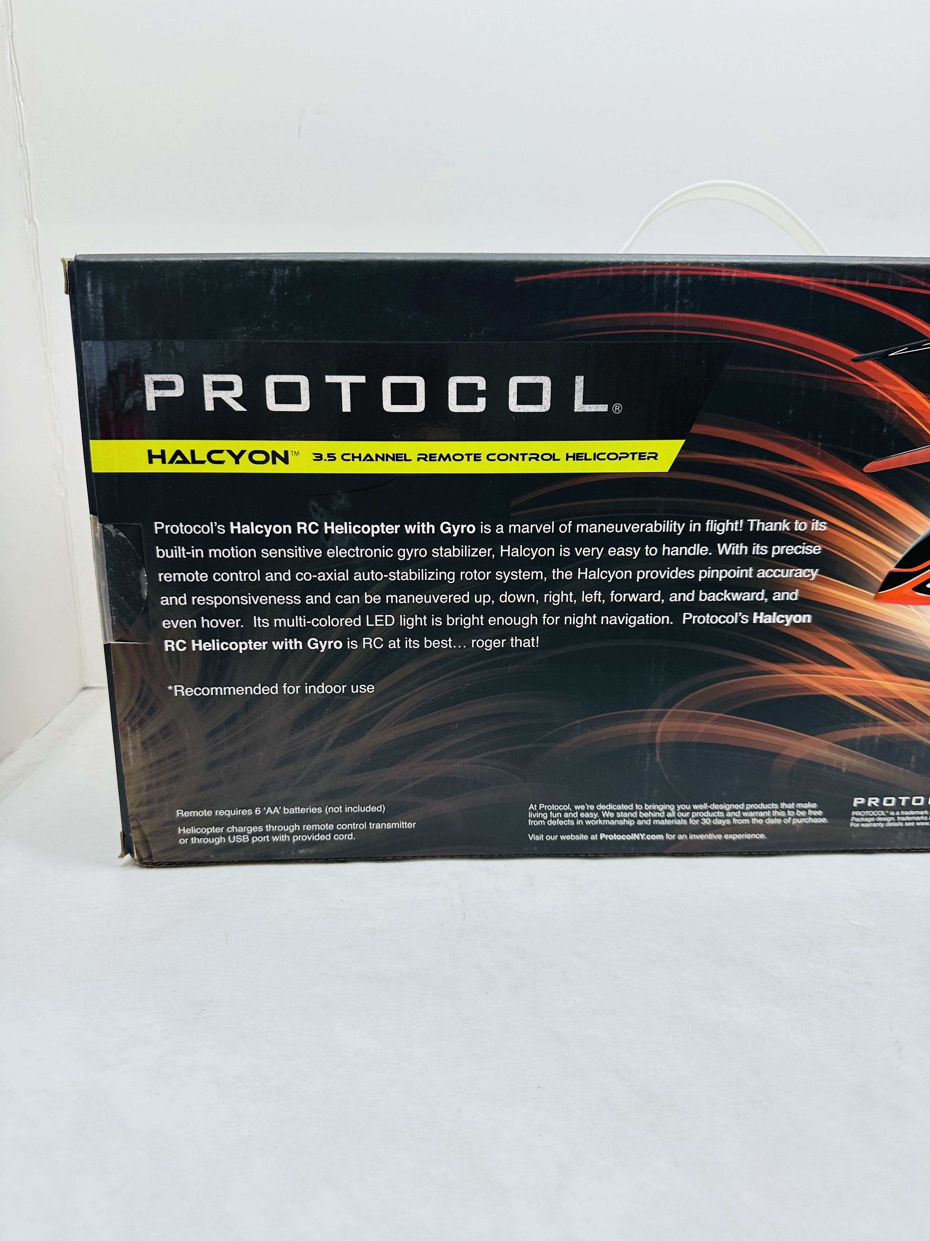 PROTOCOL HALCYON RC HELICOPTER PLASTIC