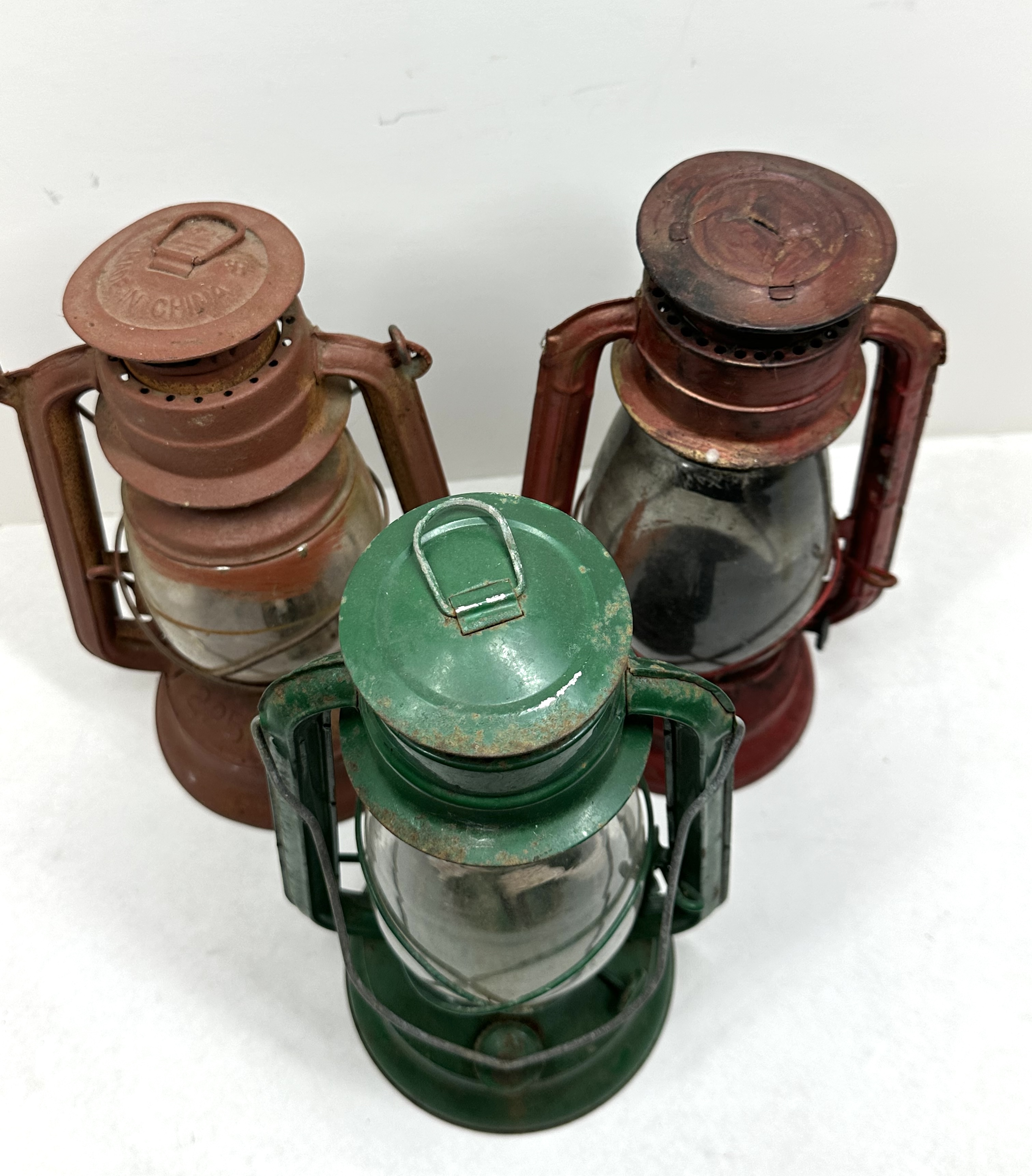 SWALLOW AND HOPE LANTERNS, MID-CENTURY