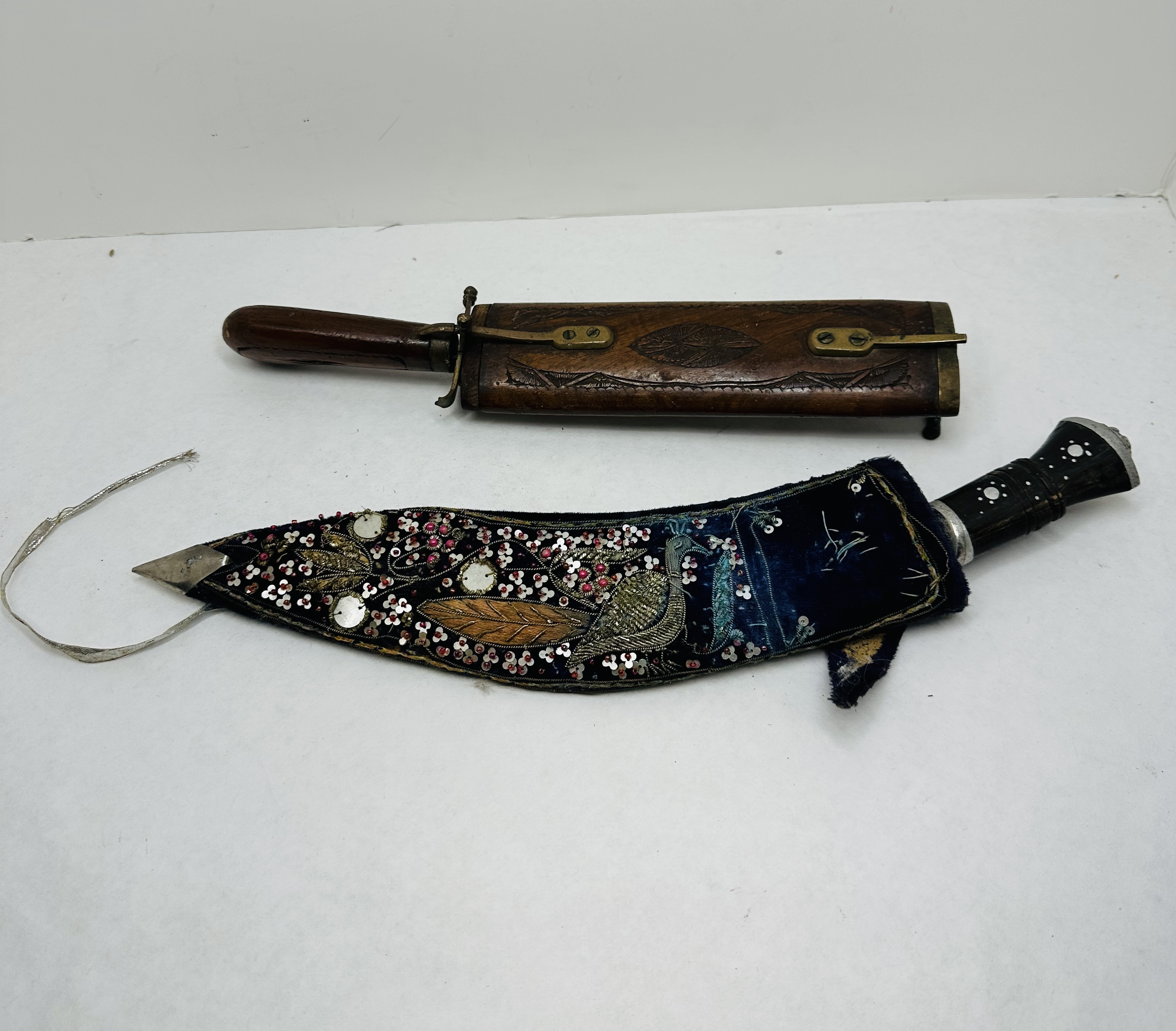 INDIA, KUKRI AND DAGGER, 20TH CENTURY