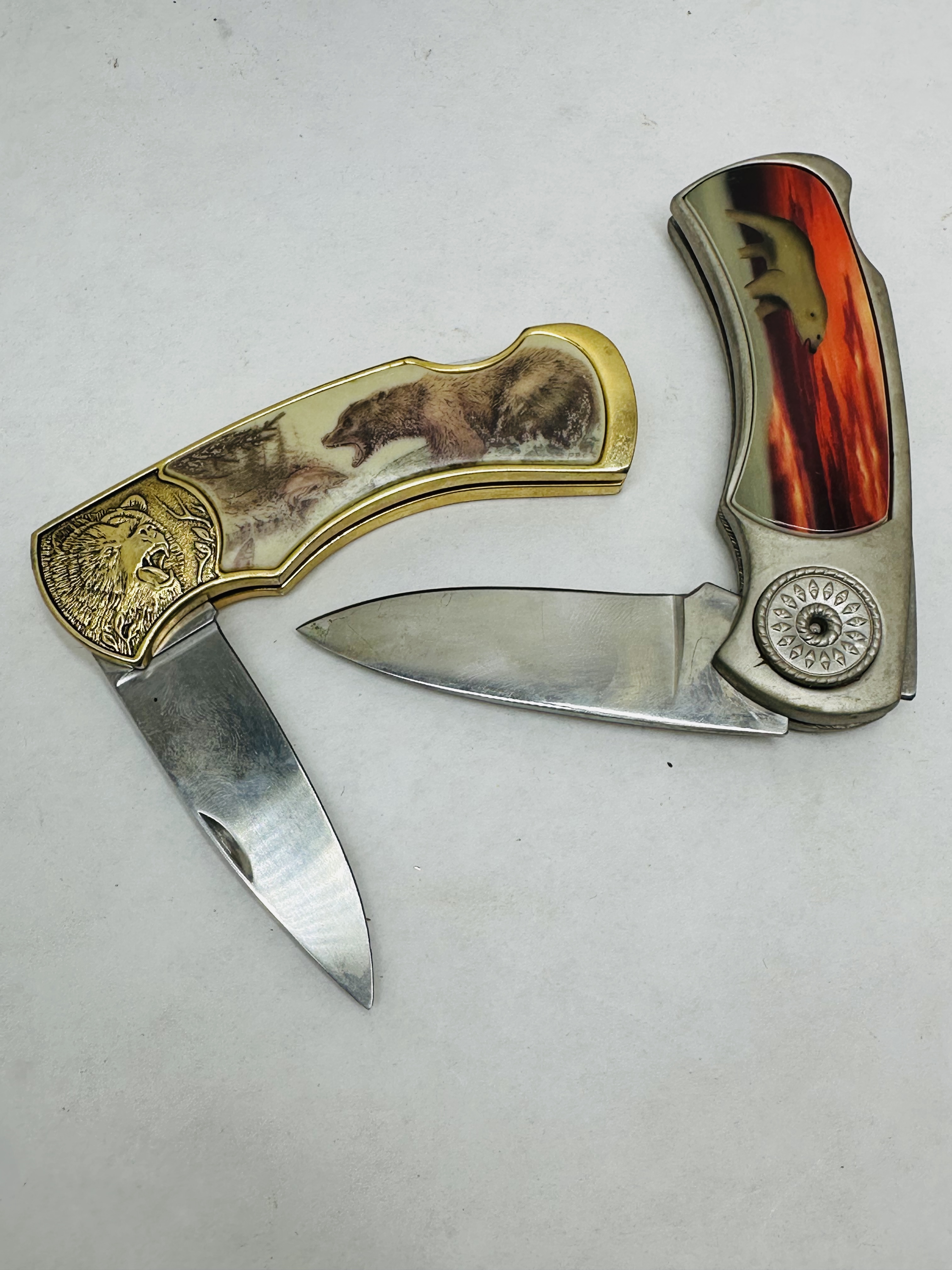 FRANKLIN MINT AND STEEL KNIVES 1990S