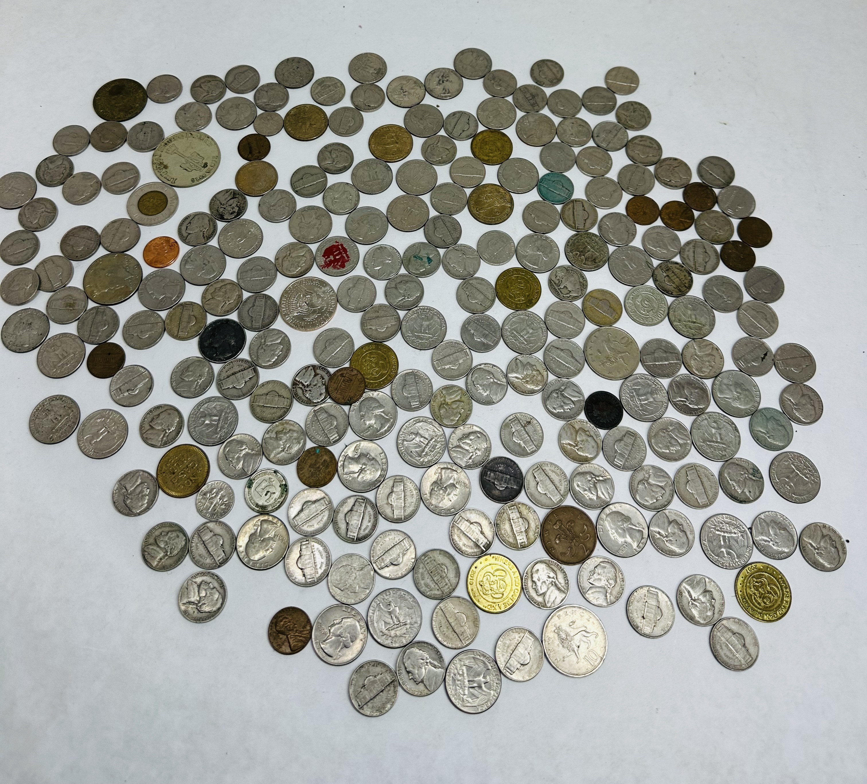 VARIOUS ISSUERS, COINS AND TOKENS, MIXED METALS