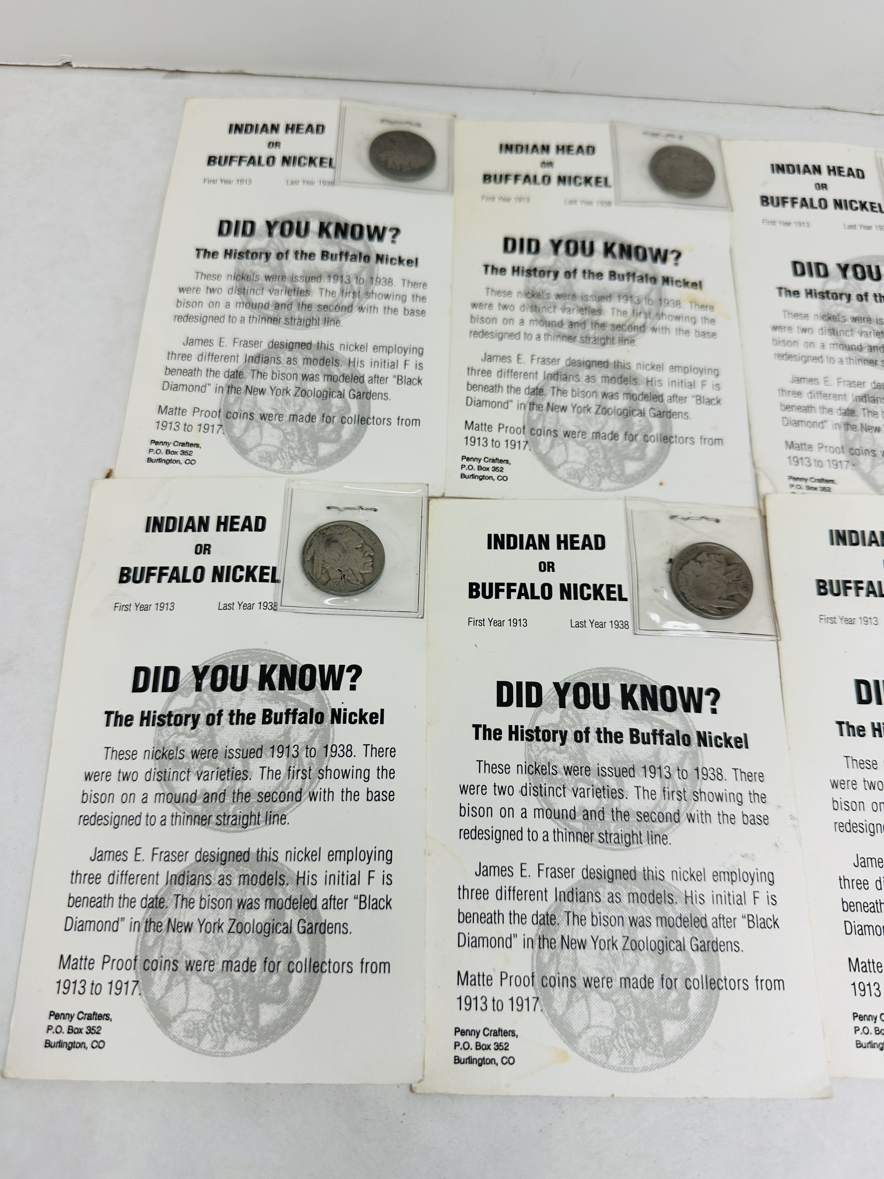 PENNY CRAFTERS BUFFALO NICKEL COLLECTION