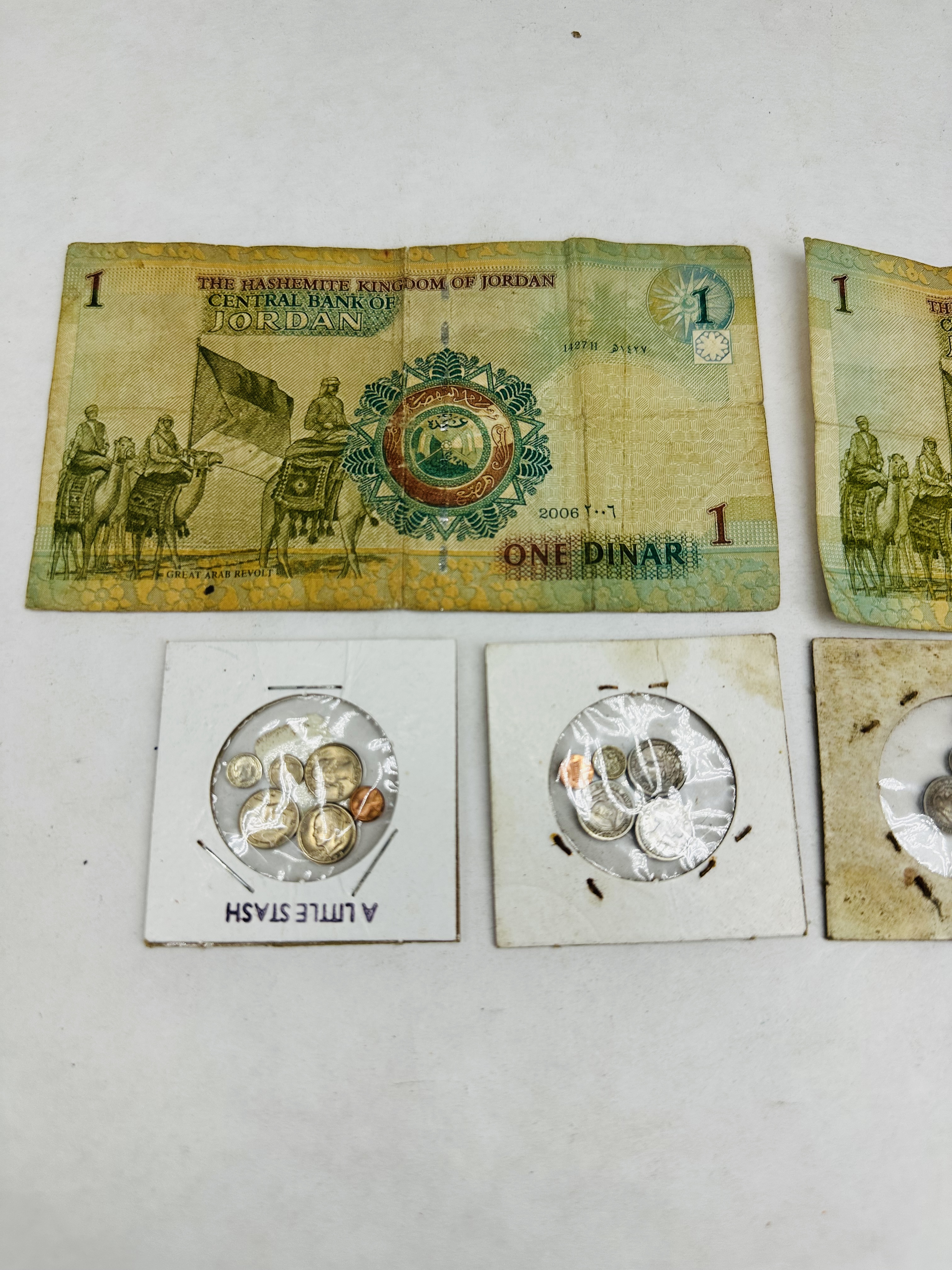 US SILVER AND JORDANIAN CURRENCY, 1903-2006