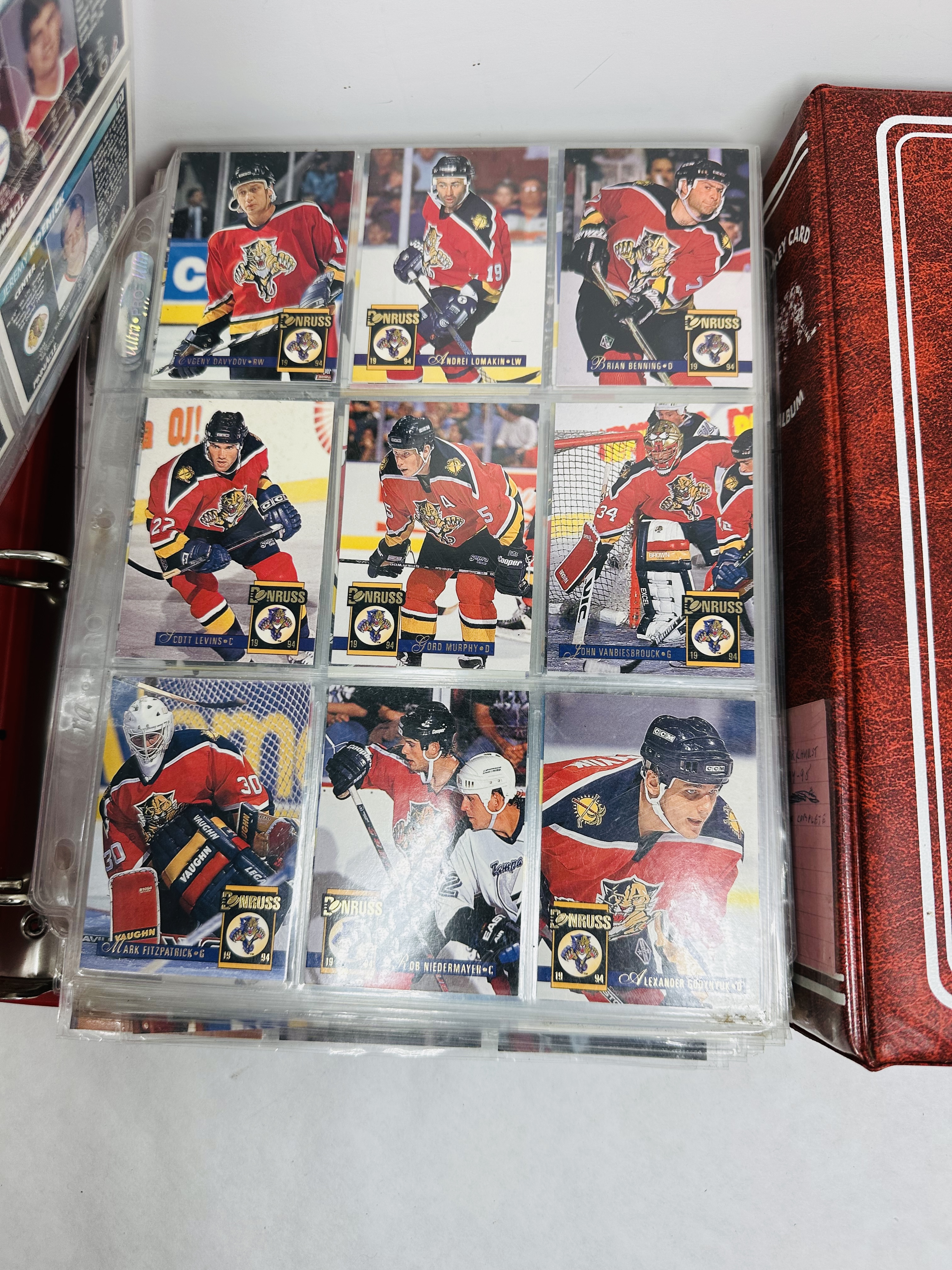 PARKHURST AND DONRUSS TRADING CARDS, 1993-1995