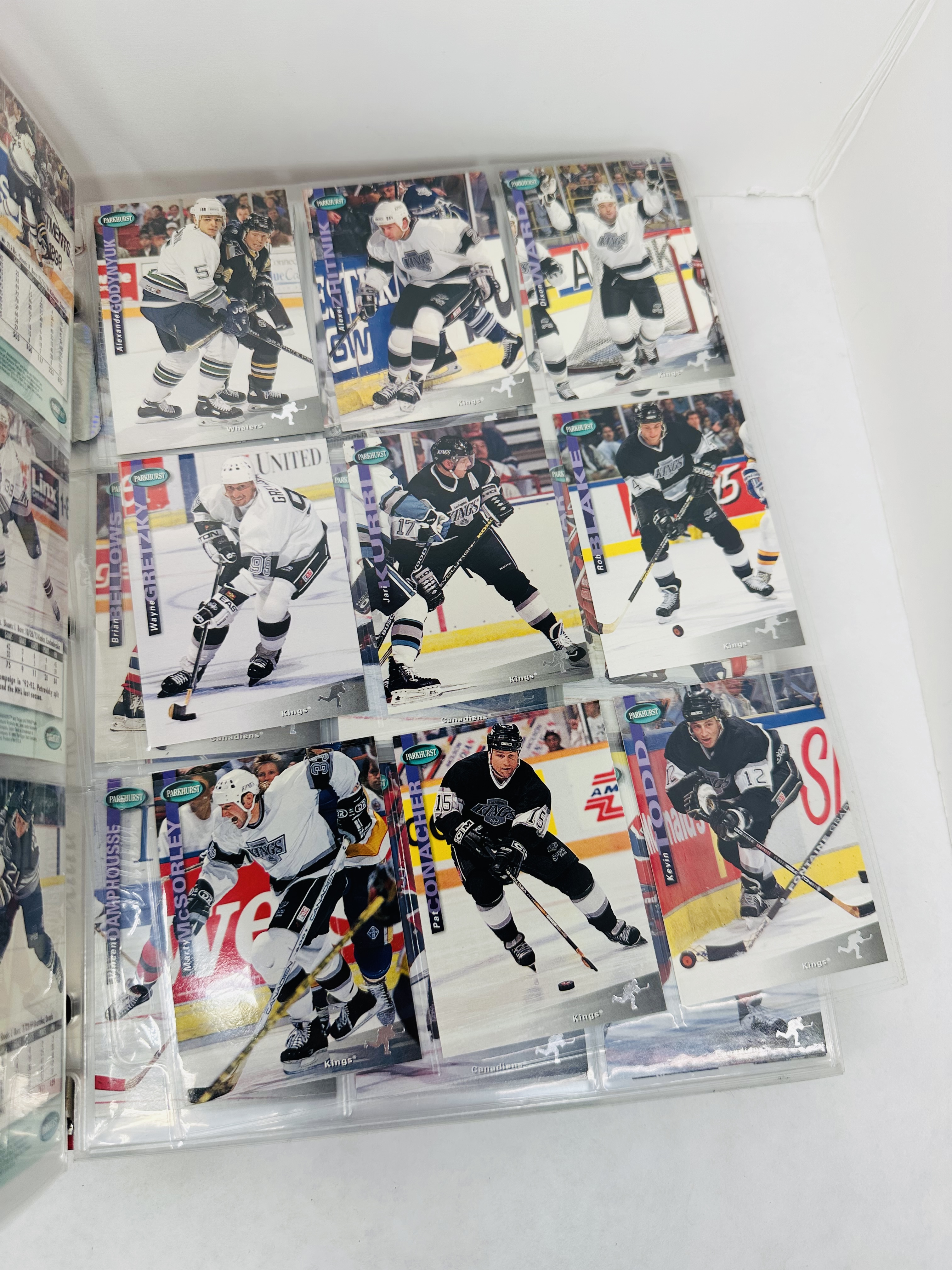 PARKHURST AND DONRUSS TRADING CARDS, 1993-1995