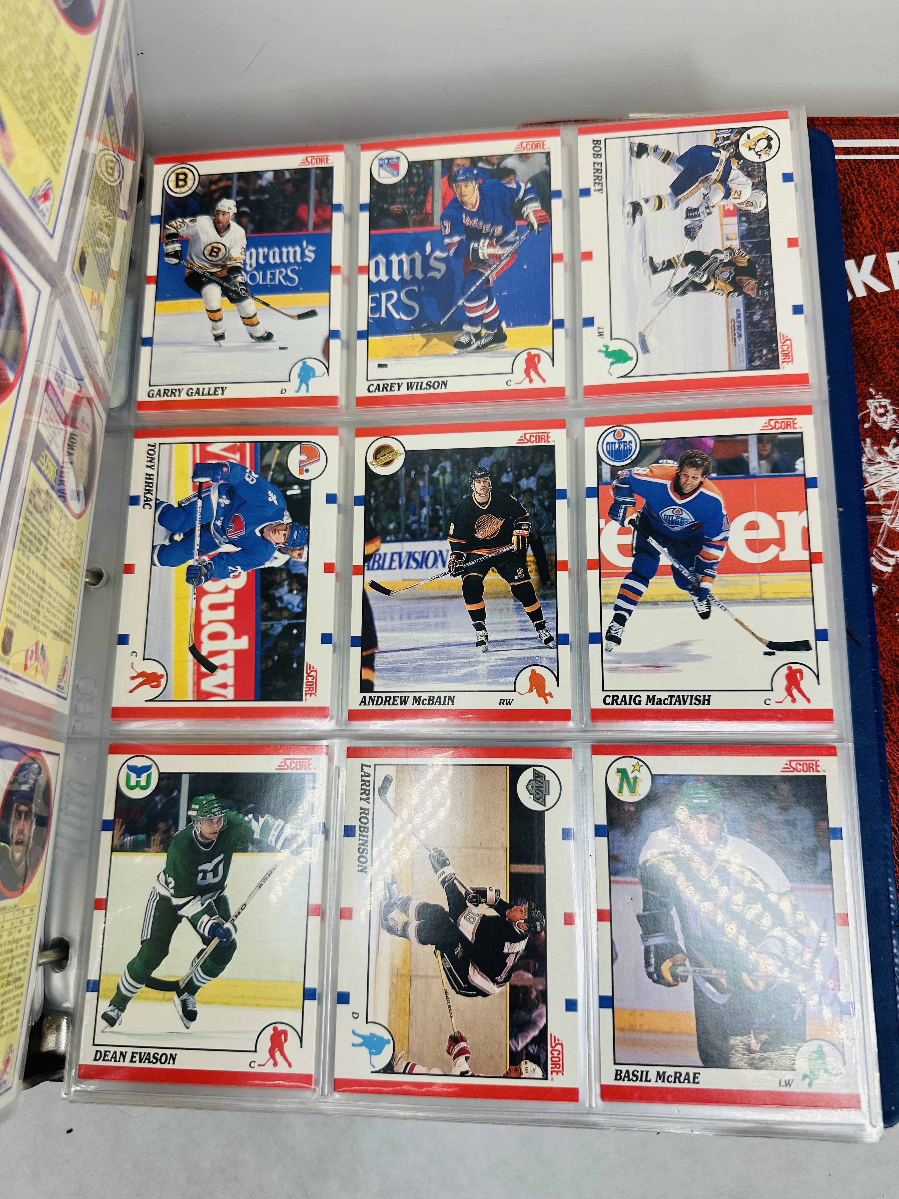 ASSORTED HOCKEY TRADING CARD COLLECTION, 1990S