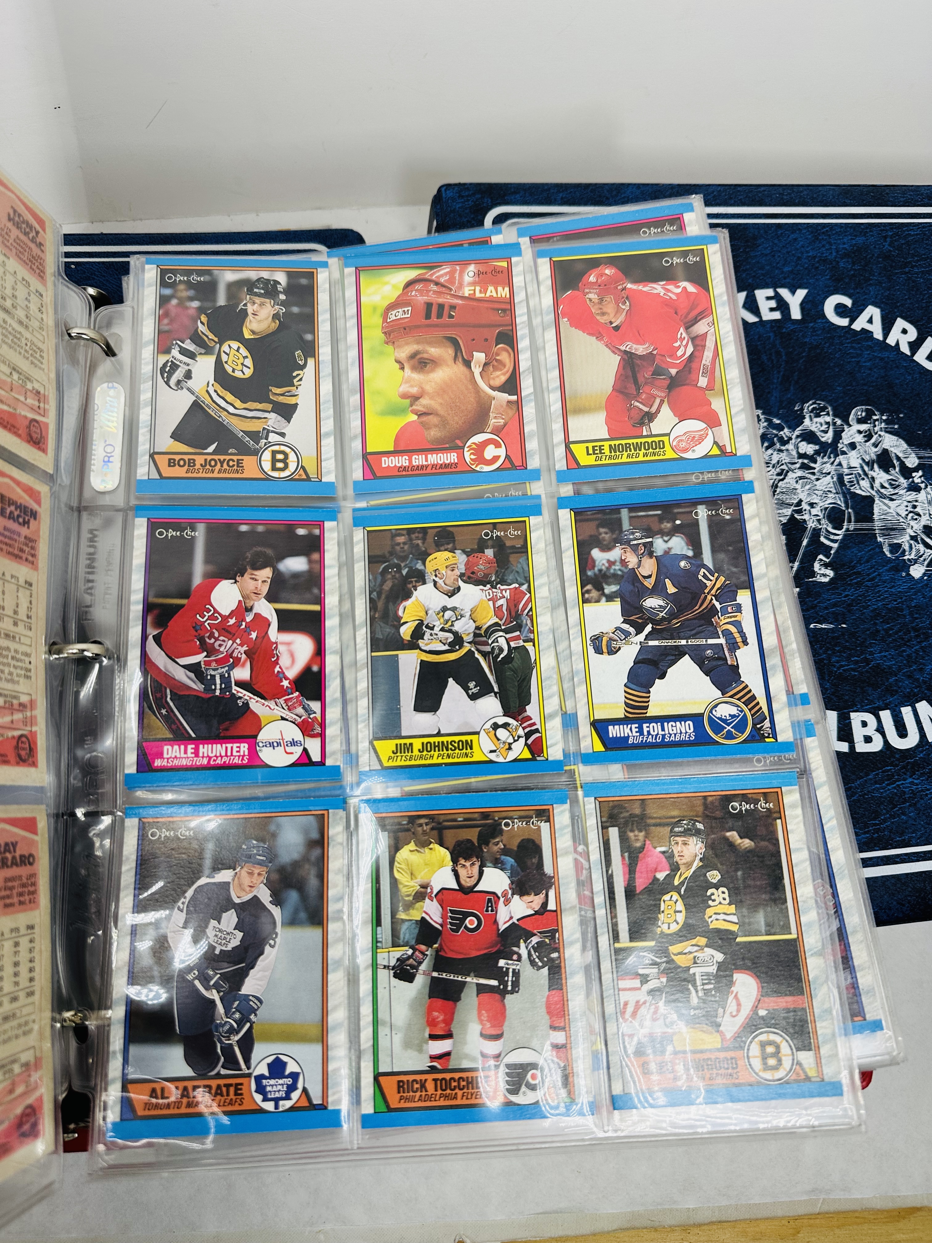 O-PEE-CHEE AND TOPPS HOCKEY CARDS, 1989-2001