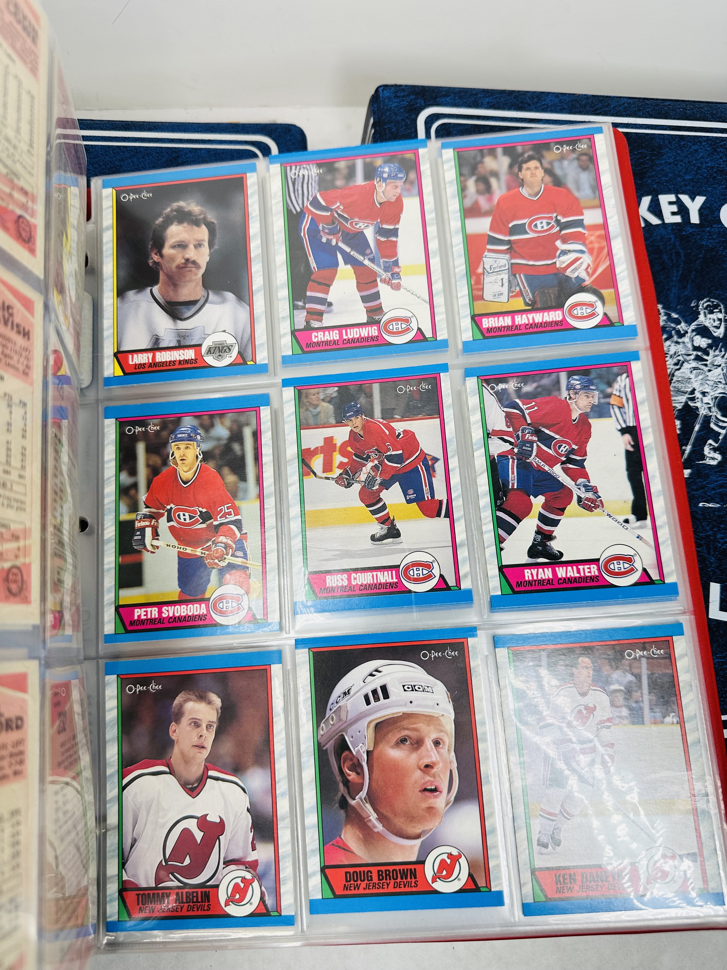 O-PEE-CHEE AND TOPPS HOCKEY CARDS, 1989-2001