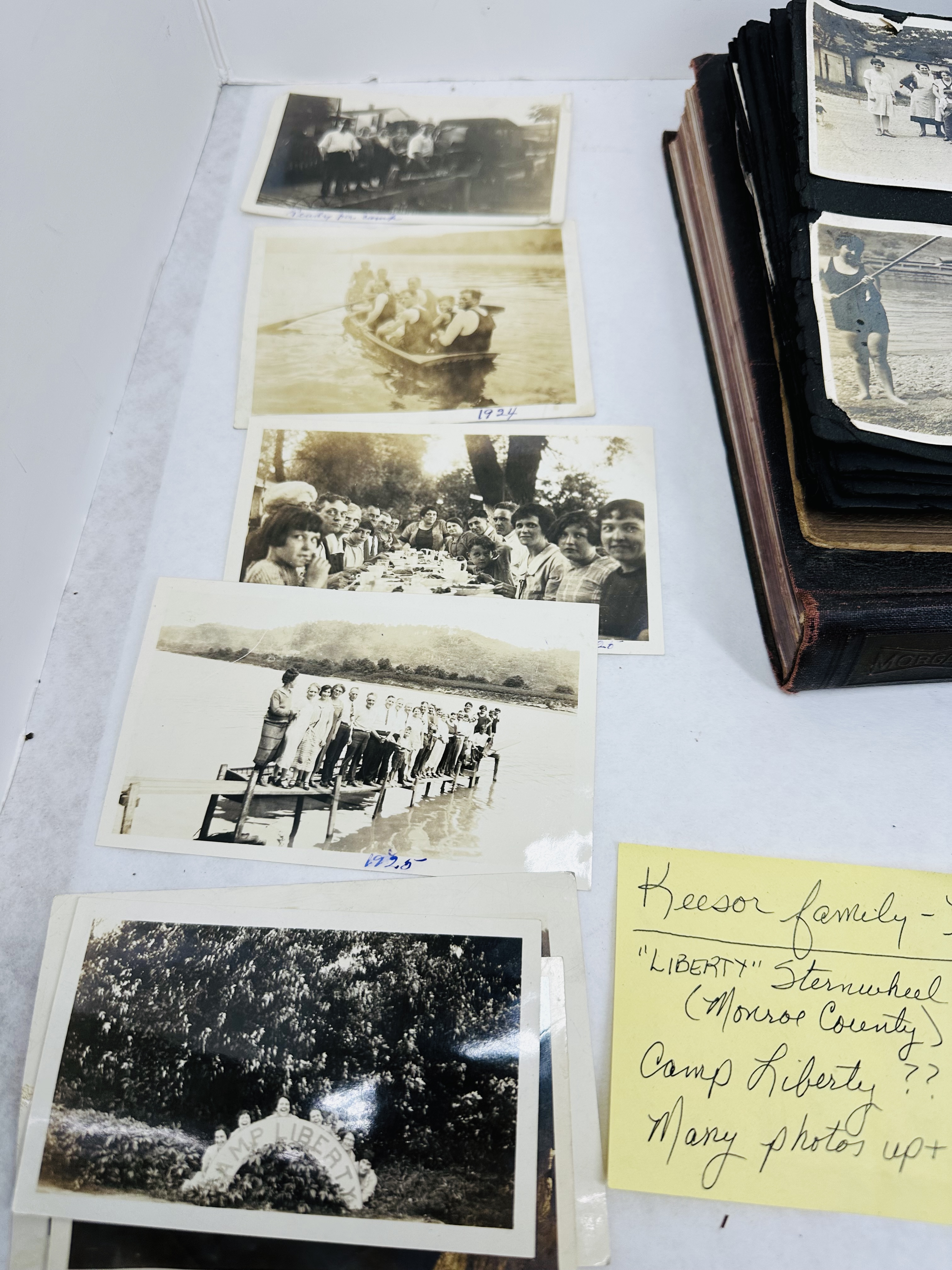 KEESOR FAMILY PHOTOGRAPHS AND MORGAN CATALOG, 1924-1928