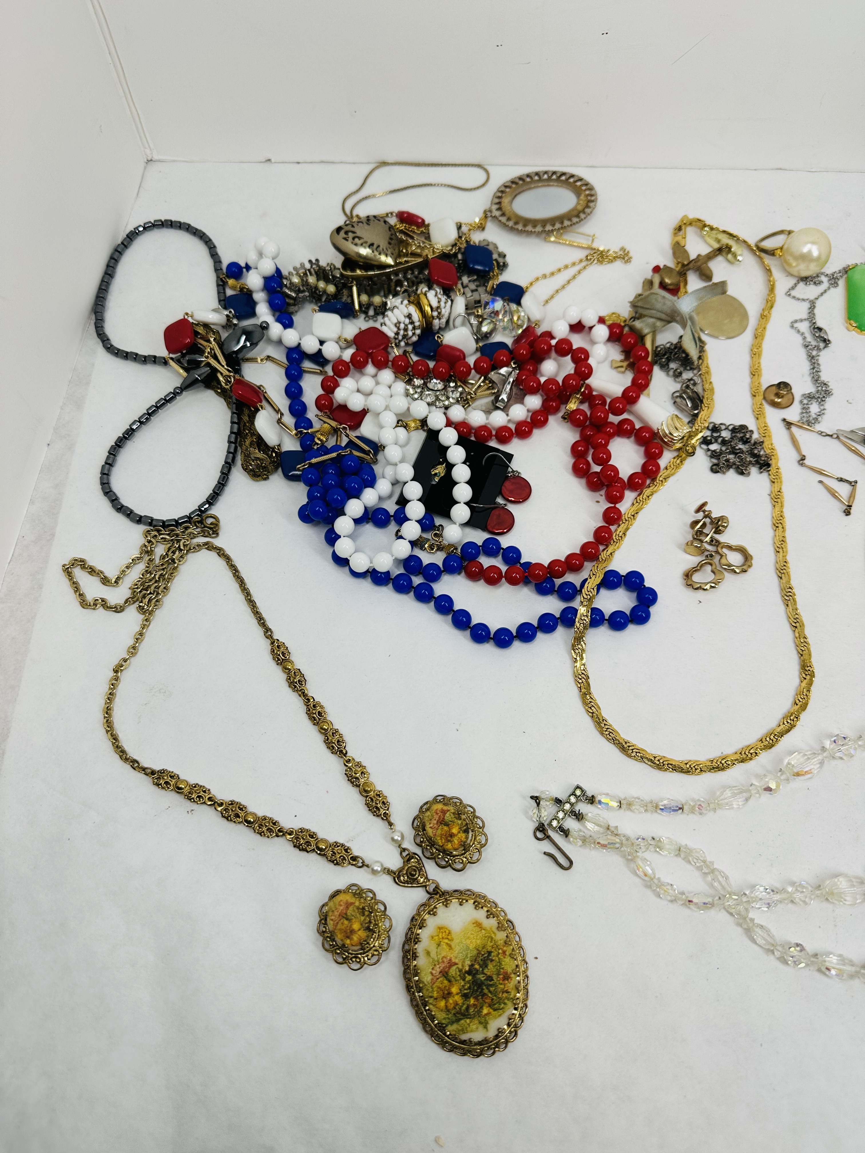 HOUBIGANT AND VINTAGE COSTUME JEWELRY, MID-CENTURY