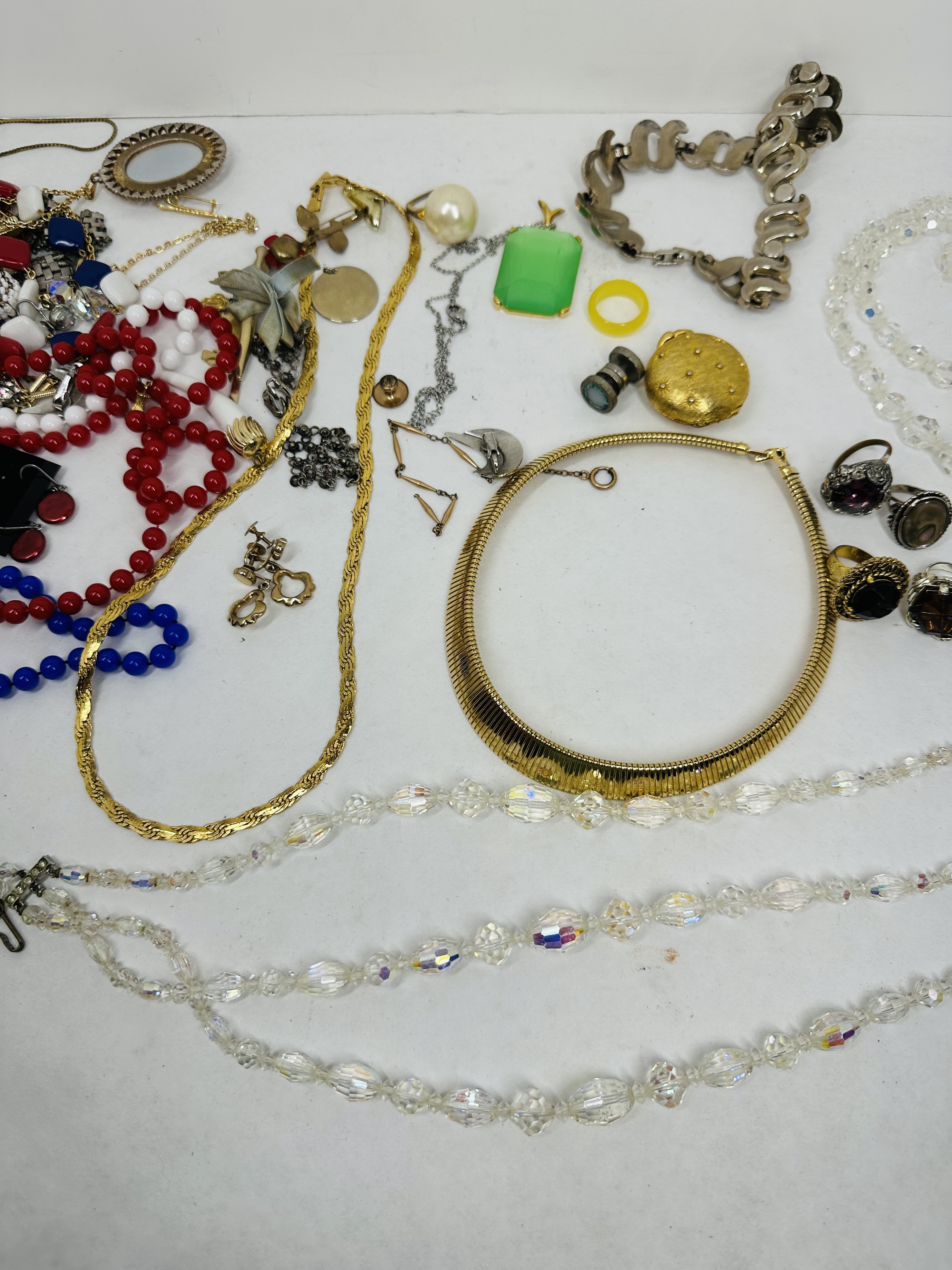 HOUBIGANT AND VINTAGE COSTUME JEWELRY, MID-CENTURY