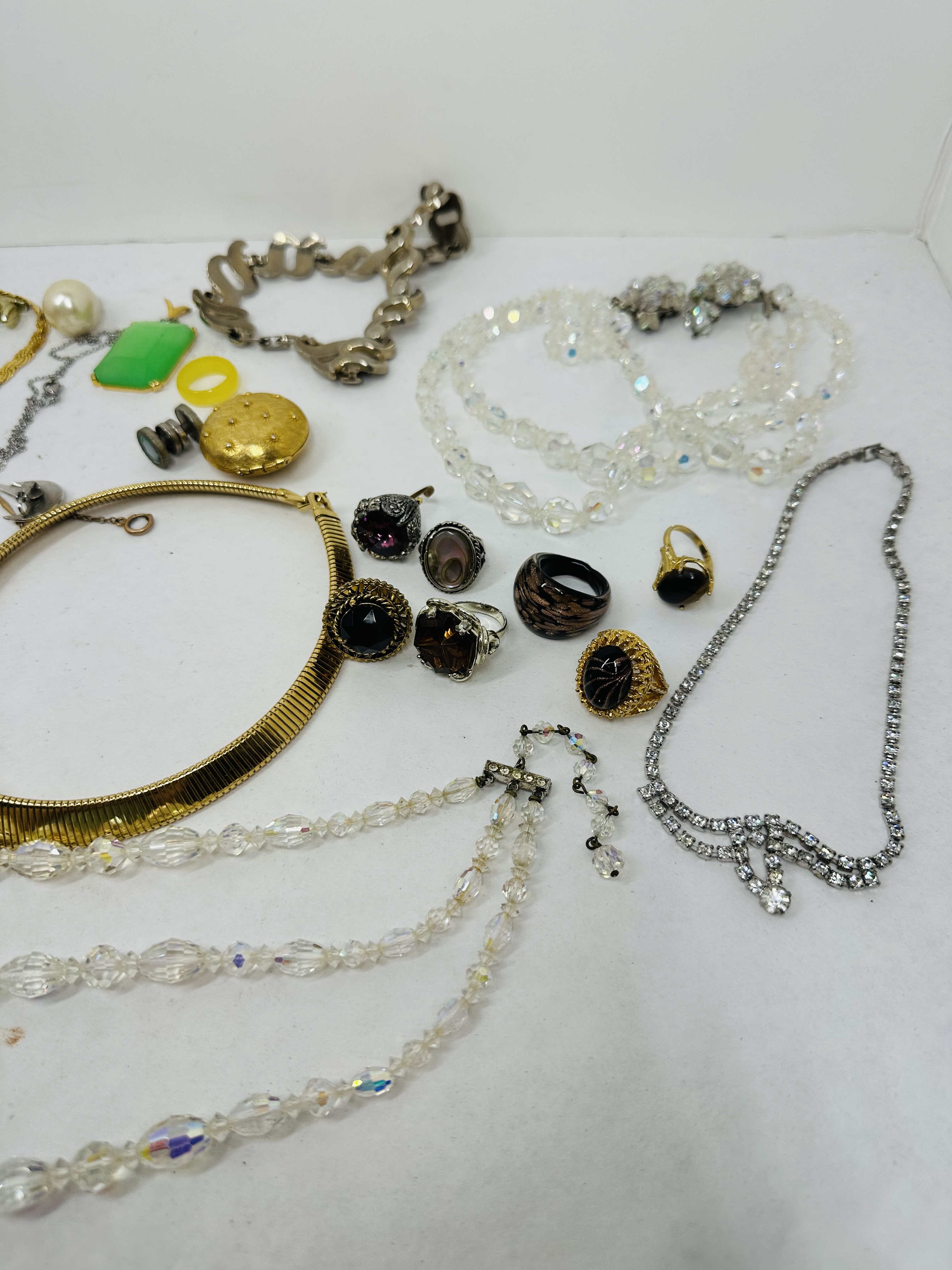 HOUBIGANT AND VINTAGE COSTUME JEWELRY, MID-CENTURY