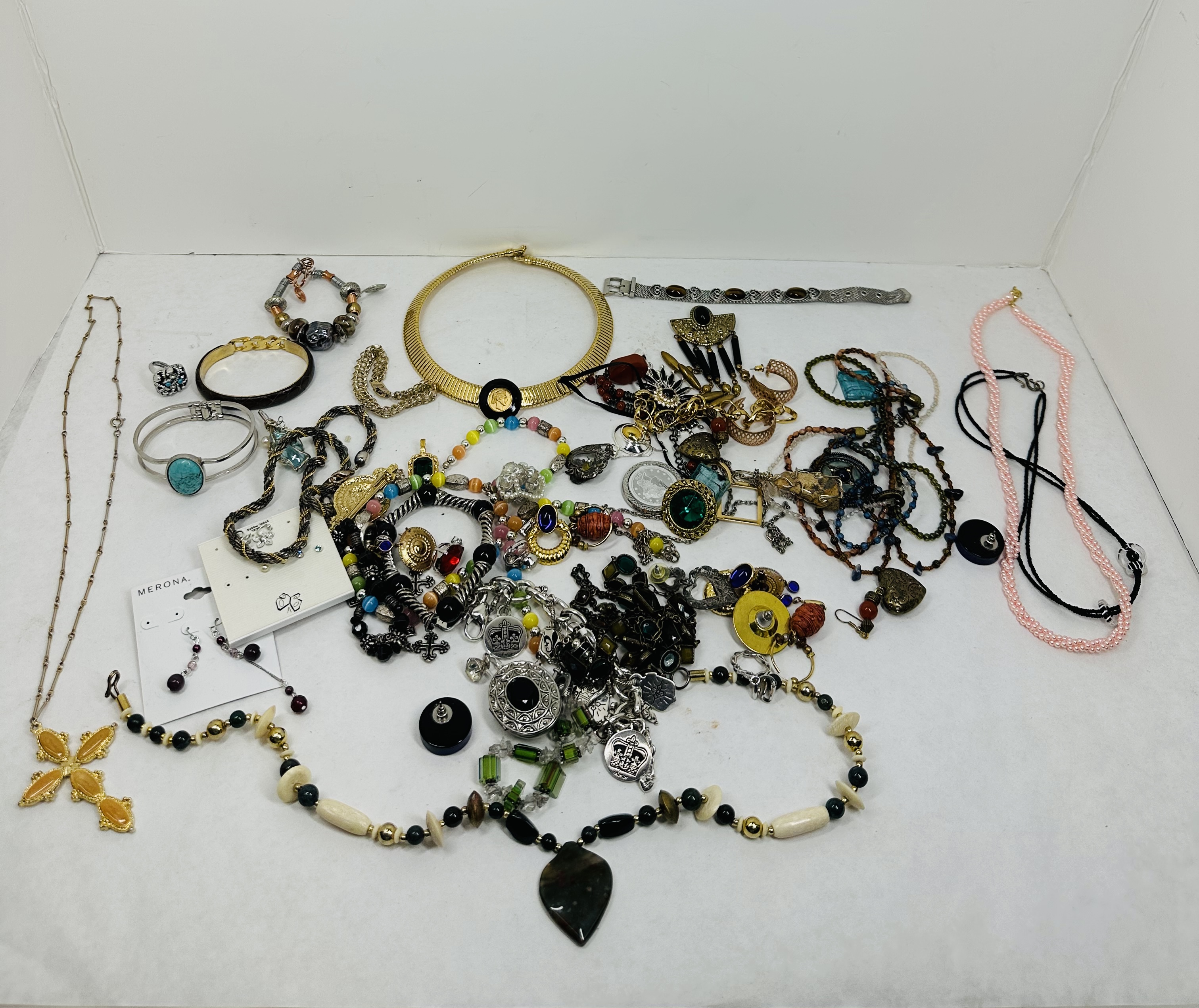 MERONA AND ASSORTED COSTUME JEWELRY