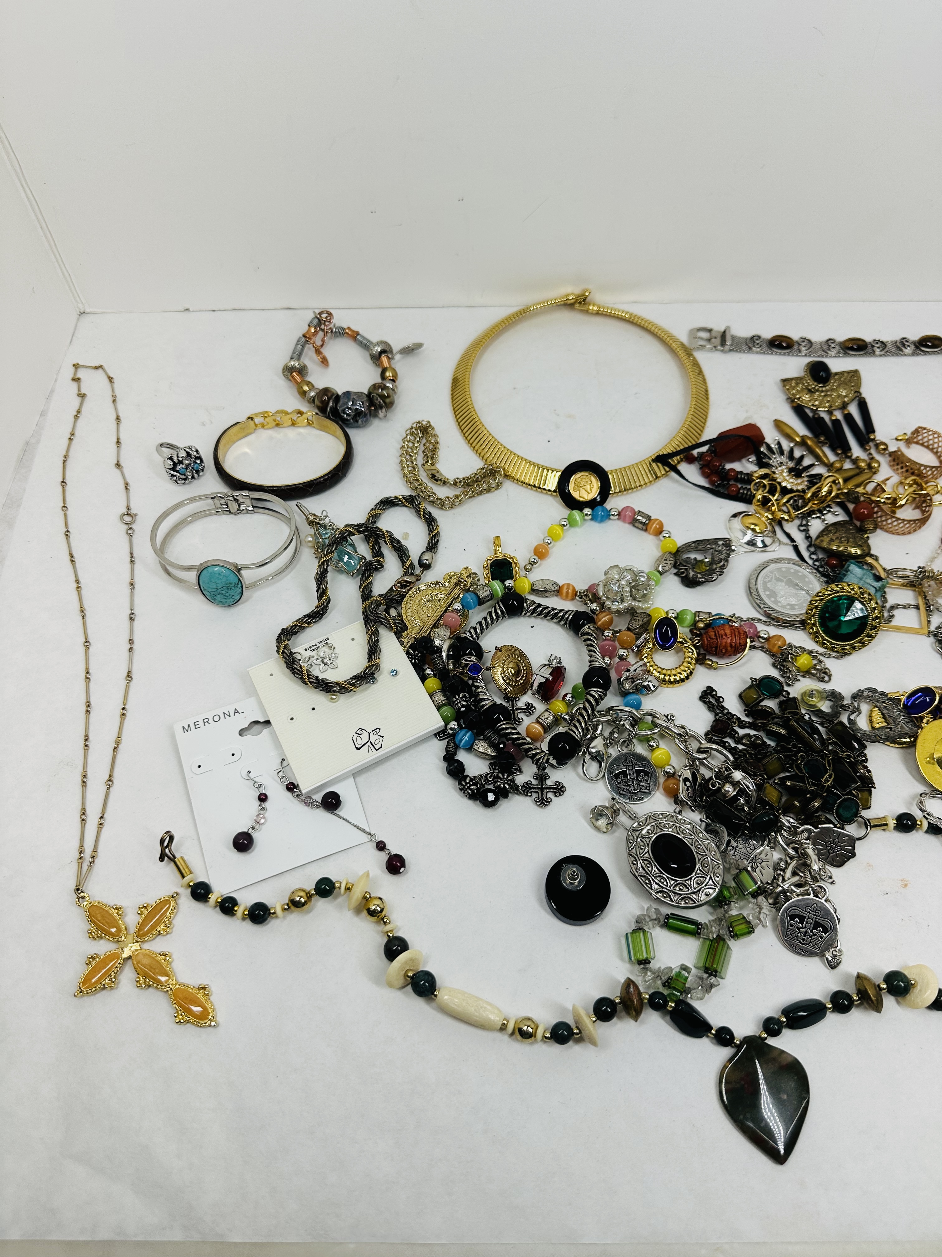 MERONA AND ASSORTED COSTUME JEWELRY
