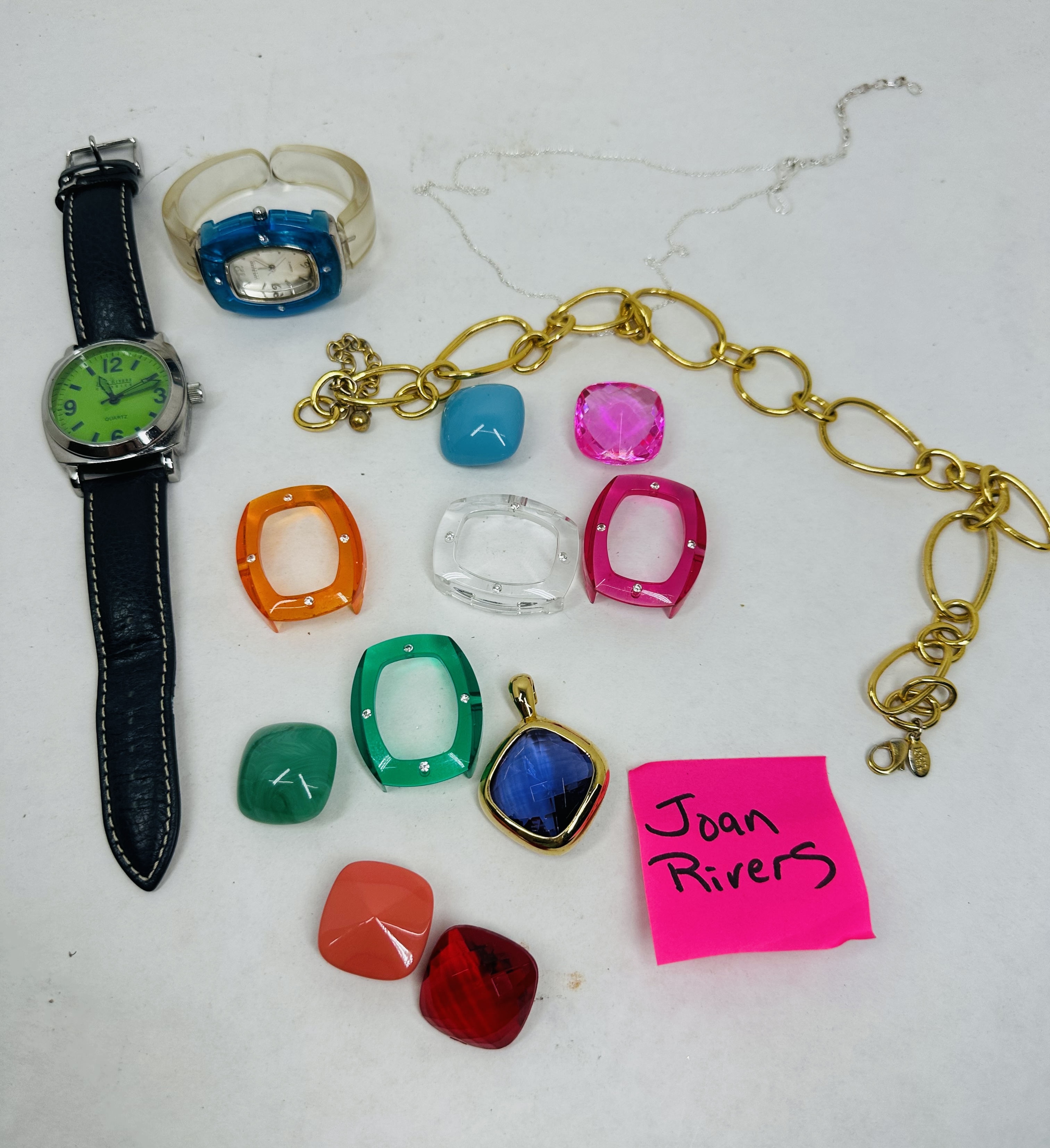 JOAN RIVERS INTERCHANGEABLE WATCH AND JEWELRY SET