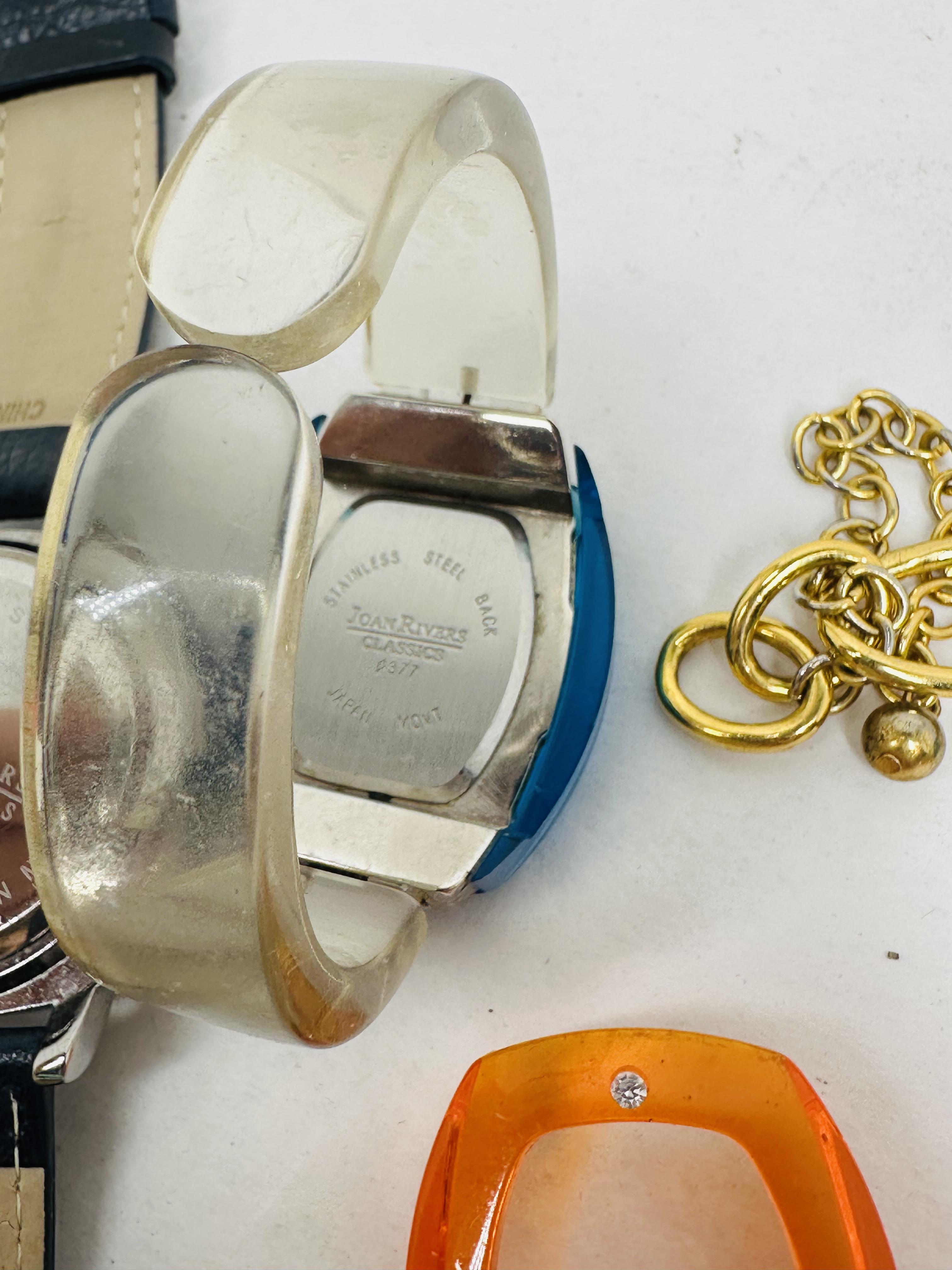 JOAN RIVERS INTERCHANGEABLE WATCH AND JEWELRY SET