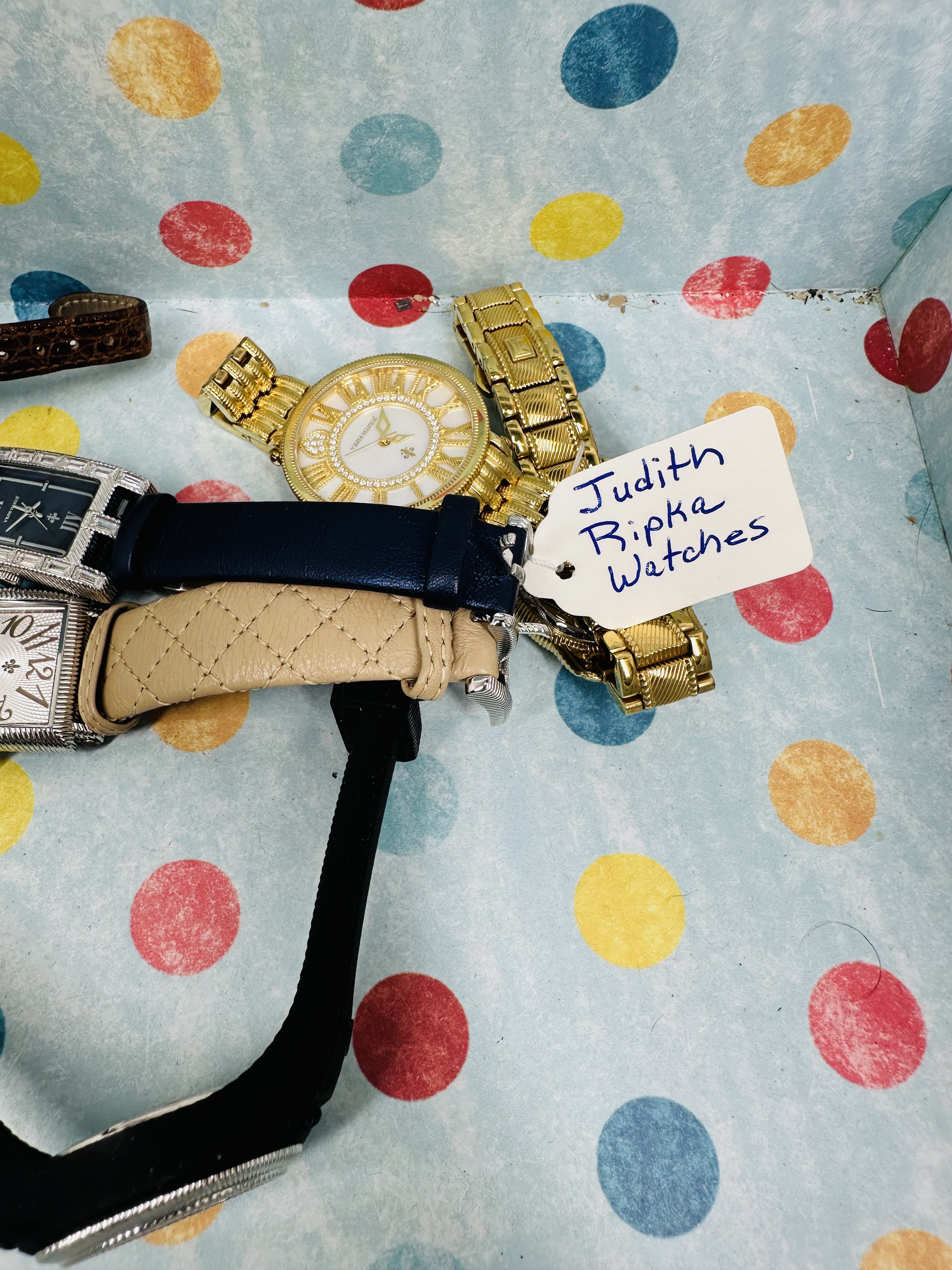 JUDITH RIPKA LORUS METAL WATCHES