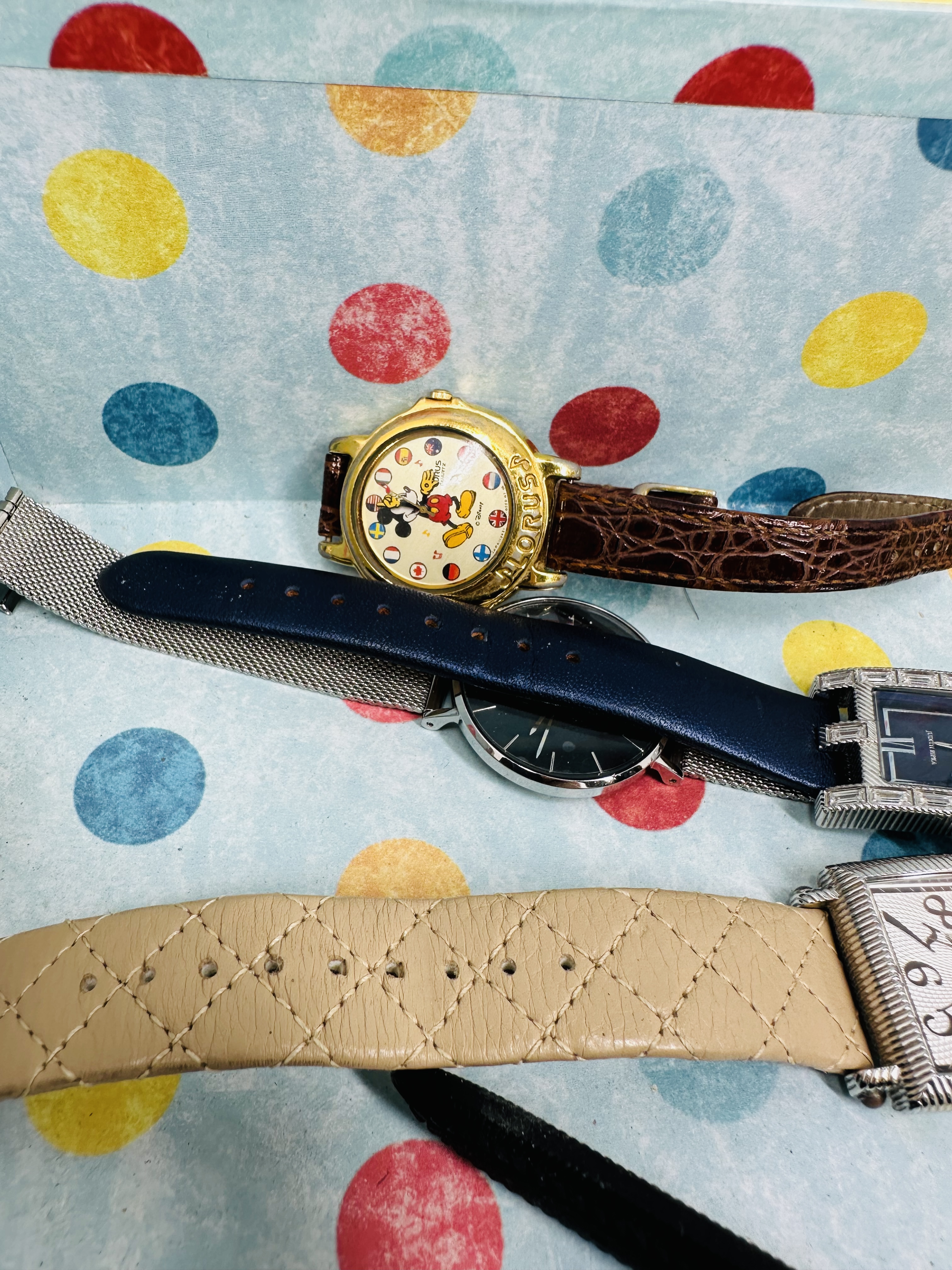 JUDITH RIPKA LORUS METAL WATCHES