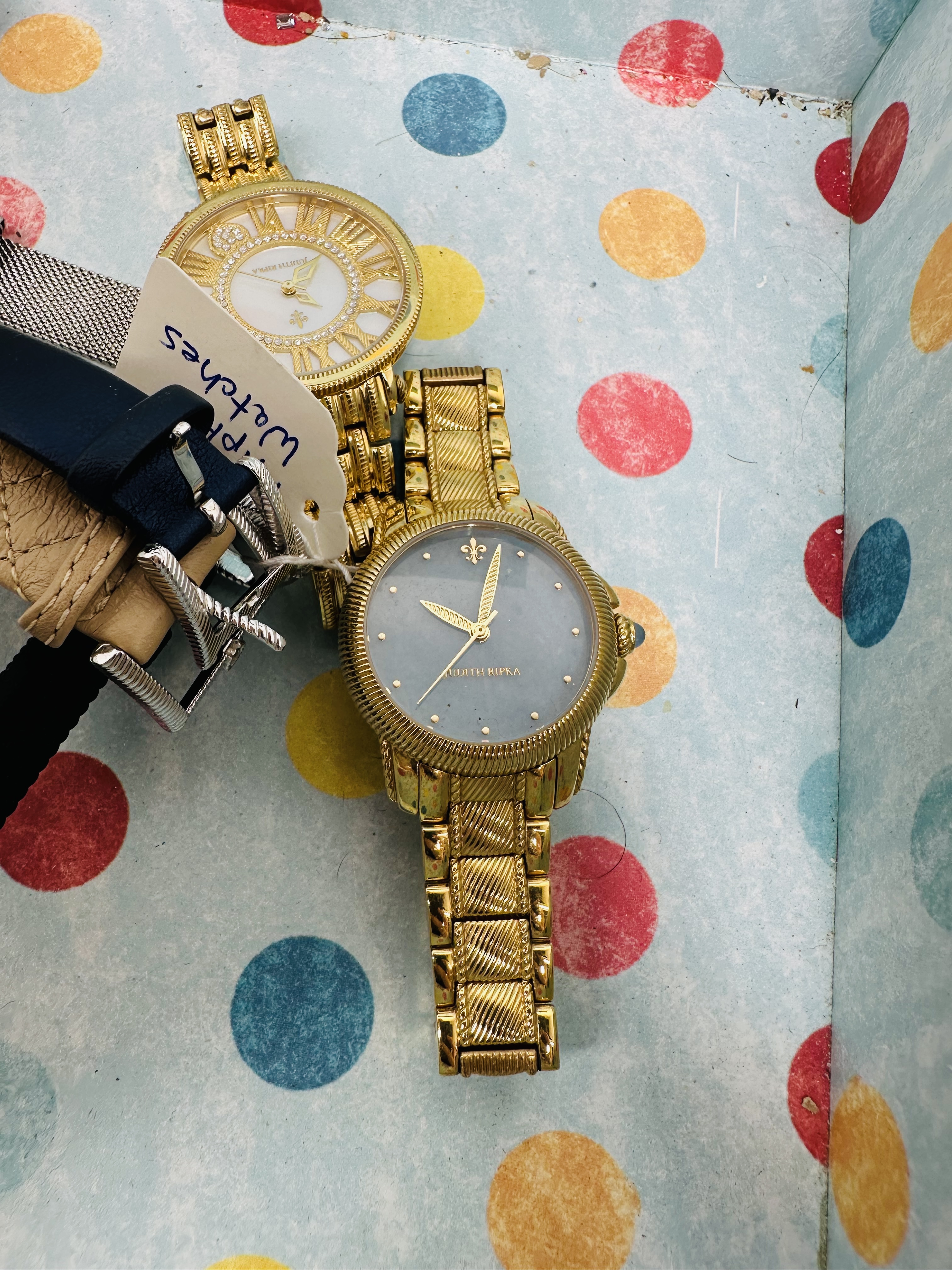 JUDITH RIPKA LORUS METAL WATCHES
