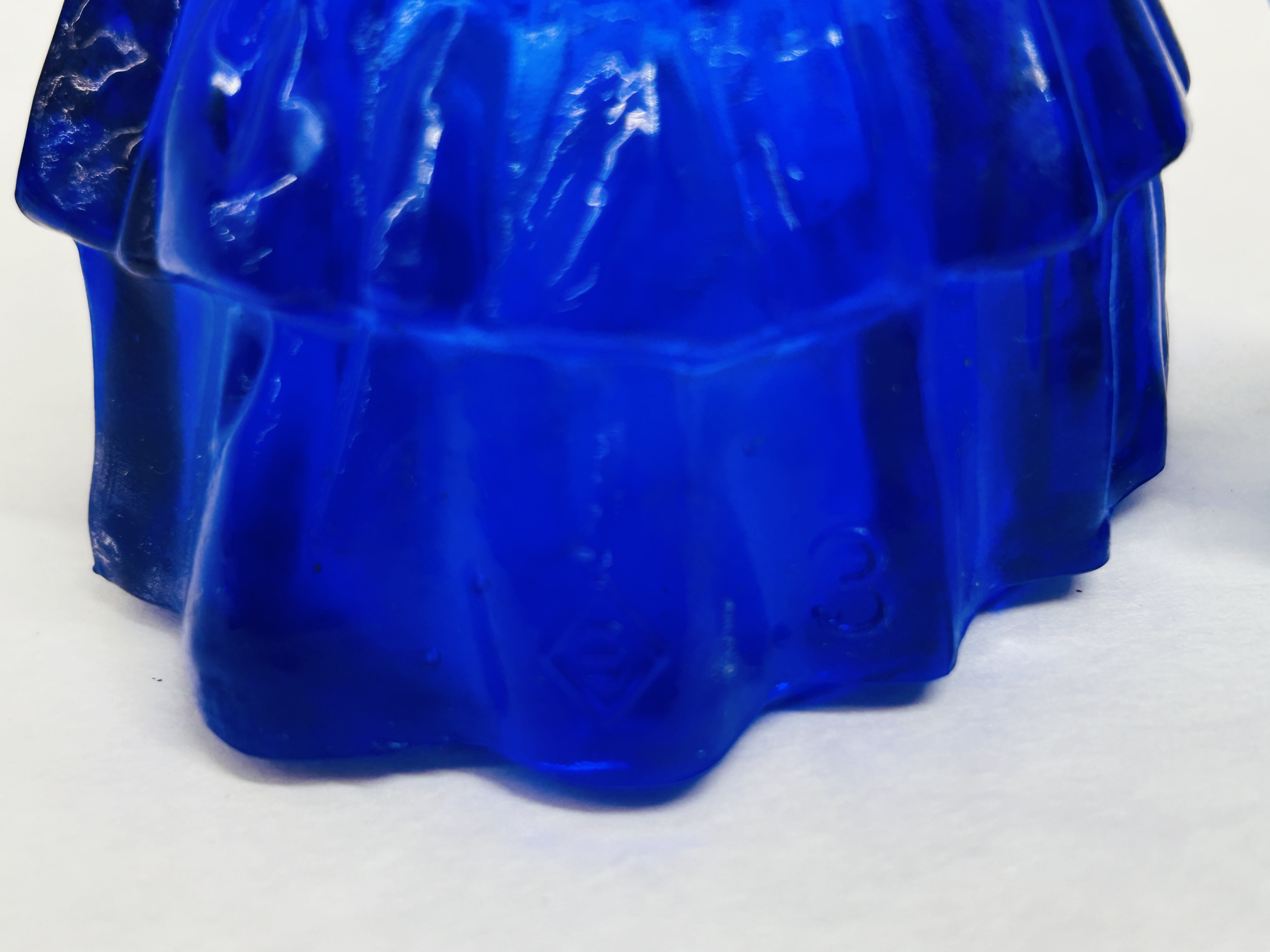 BOYD BLUE GLASS FIGURINES, 1990