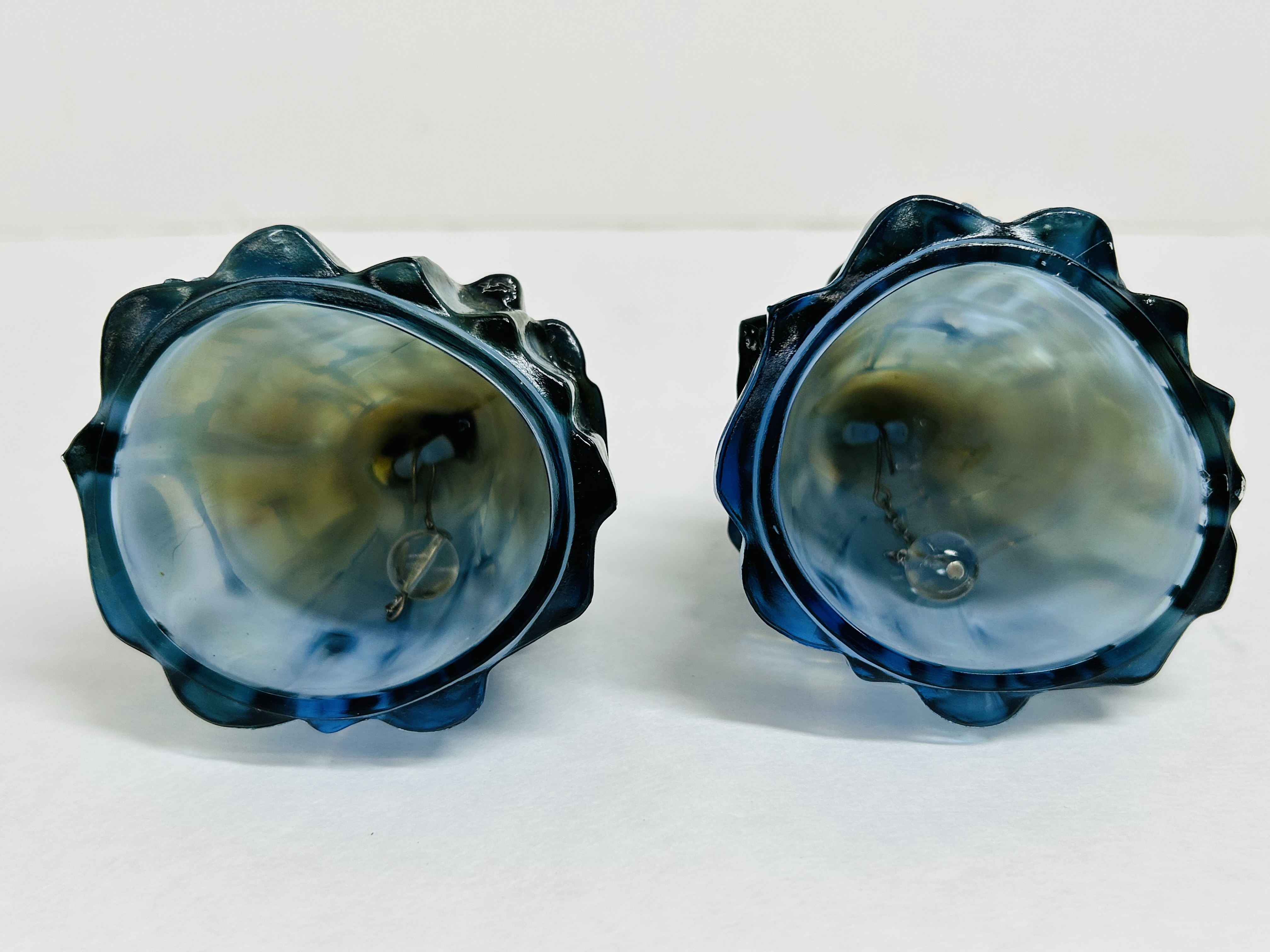BOYD SLAG GLASS LOUISE FIGURINES, 1981