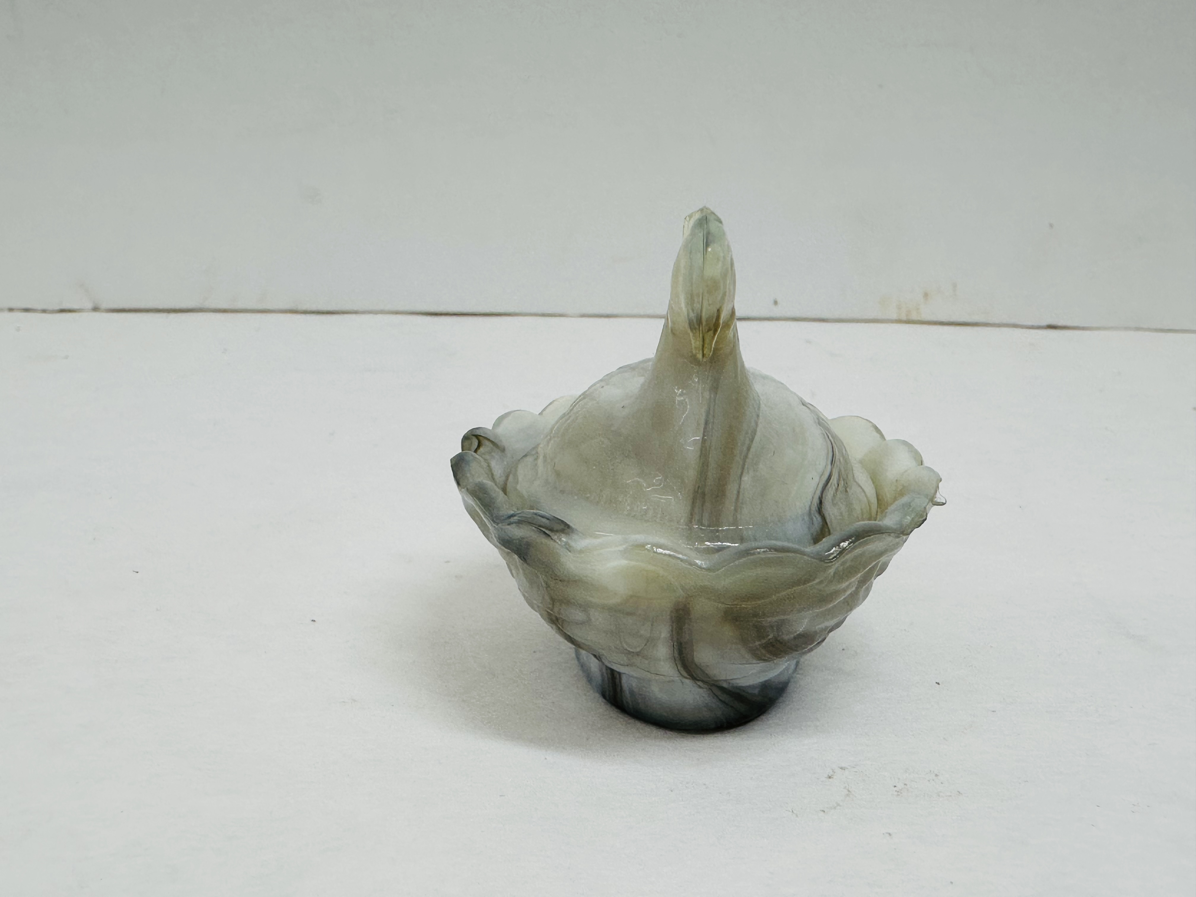 MINI BOYD SLAG GLASS HEN LIGHT