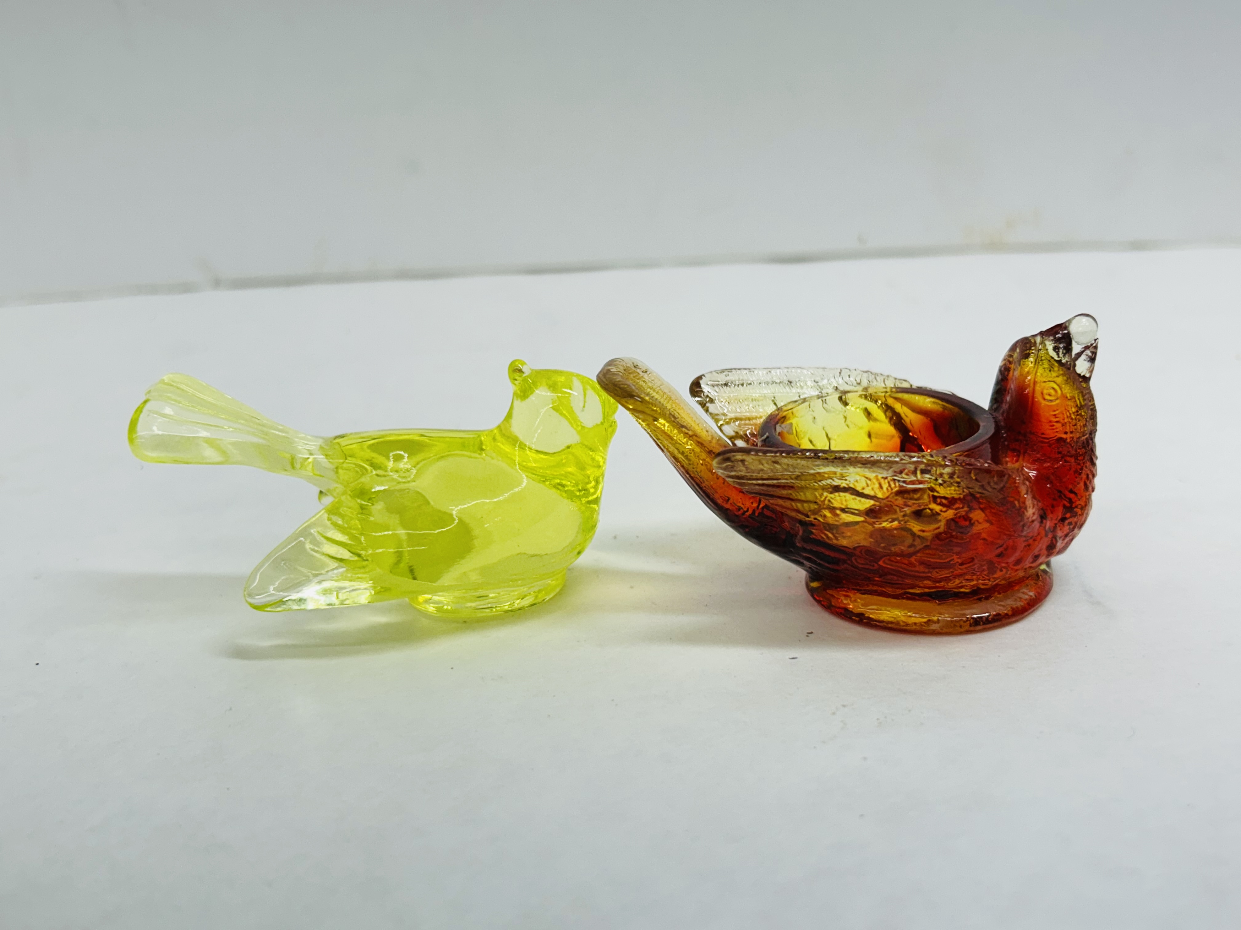 DEGENHART GLASS BIRD FIGURINES, MID-20TH CENTURY