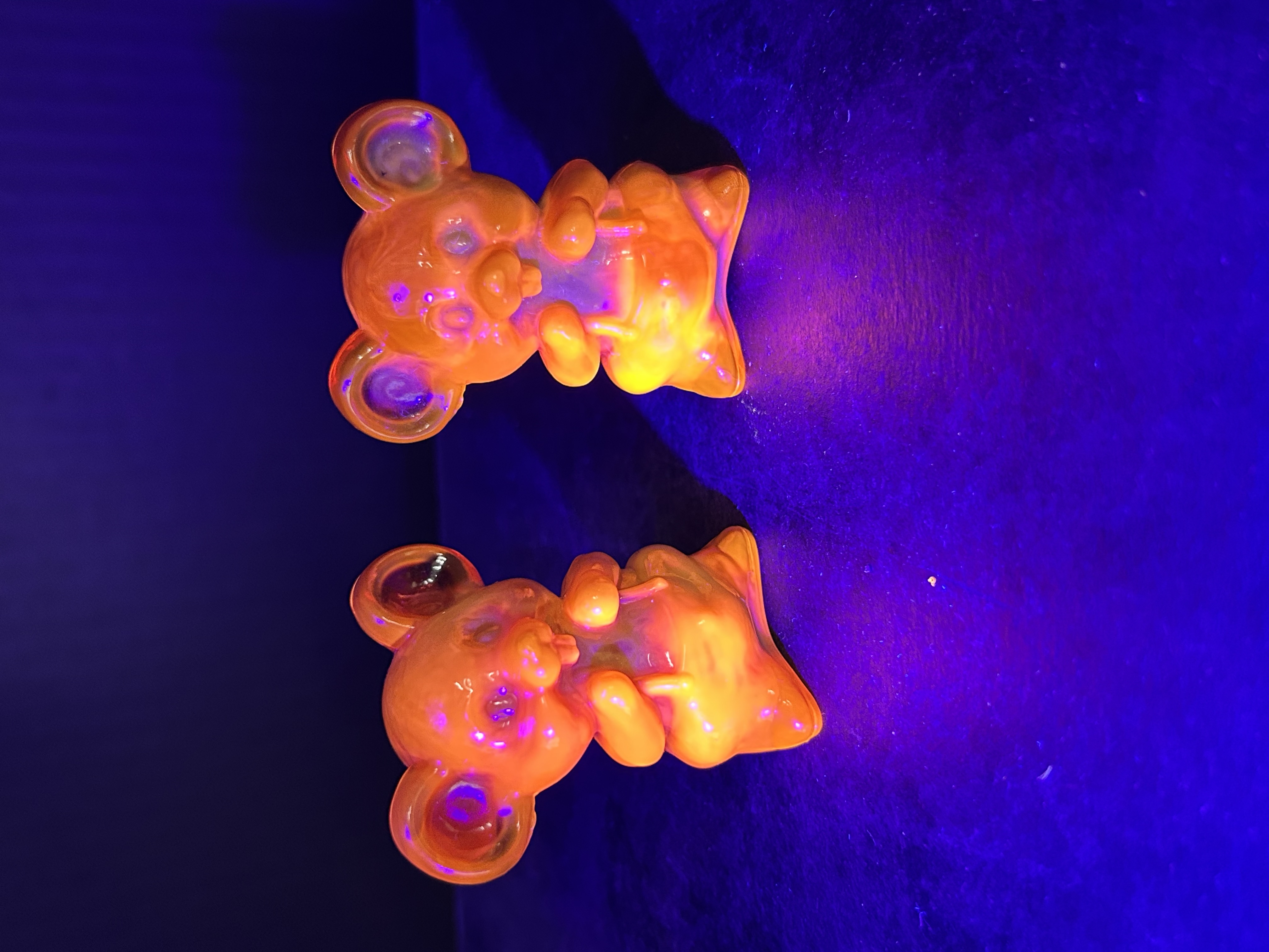 BOYD SLAG GLASS MOUSE FIGURINES, LATE 20TH CENTURY