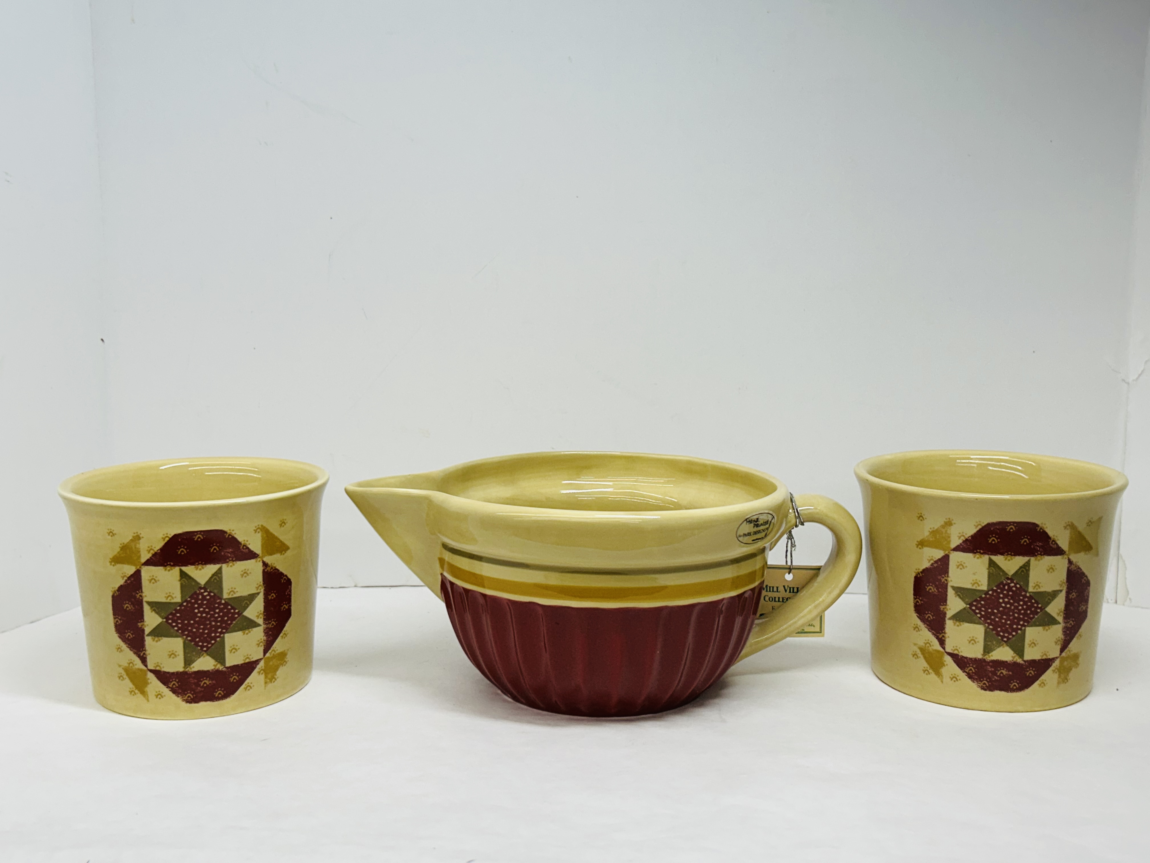 PARK DESIGNS MILL VILLAGE EARTHENWARE SET