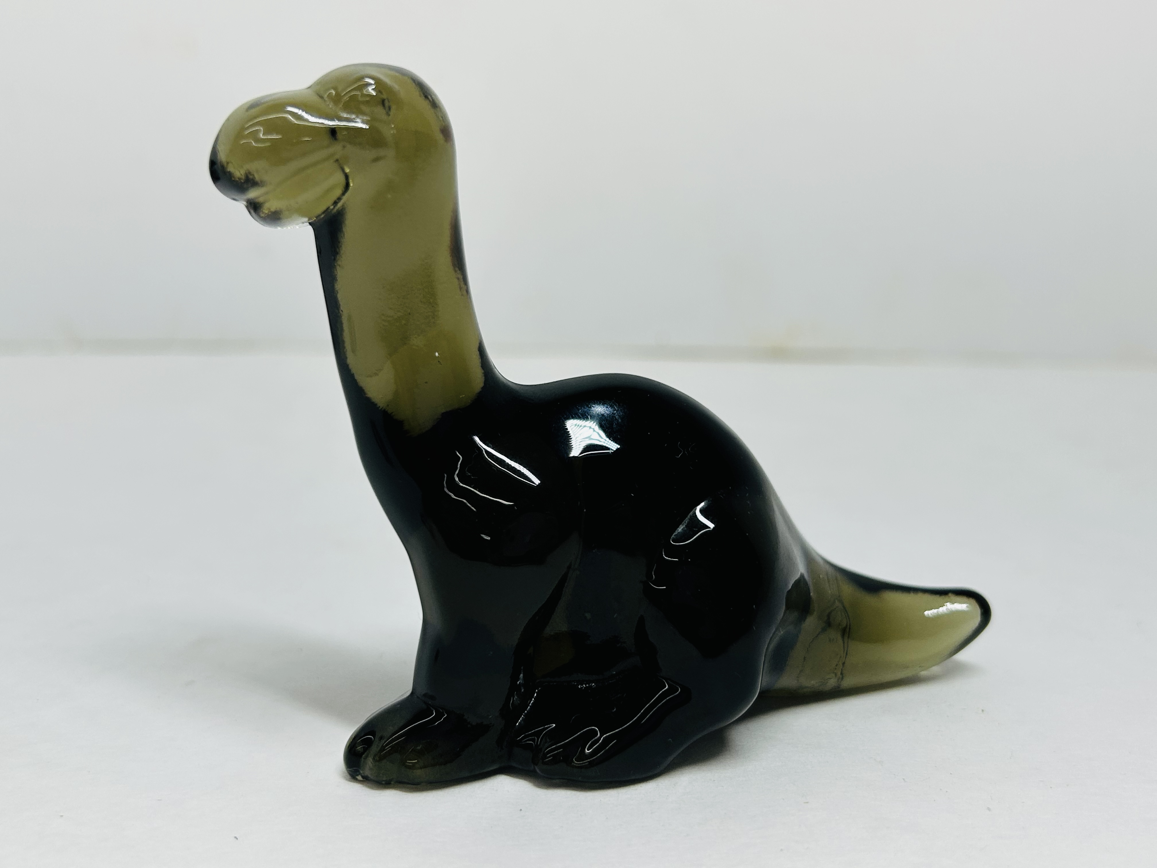 FENTON GLASS DINOSAUR FIGURINE