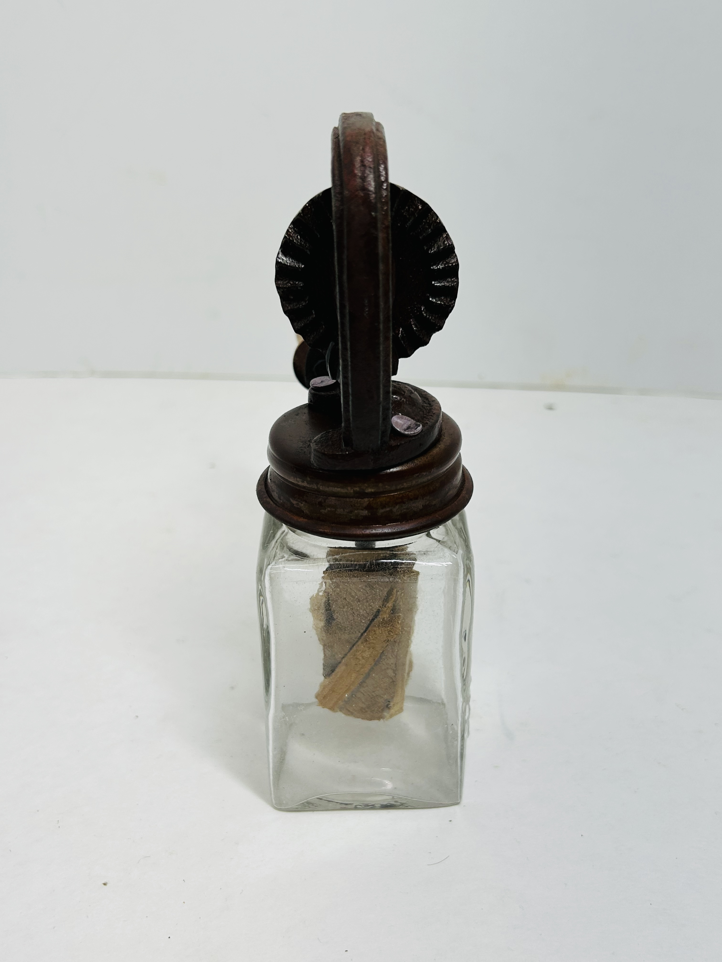 DAZEY GLASS BUTTER CHURN