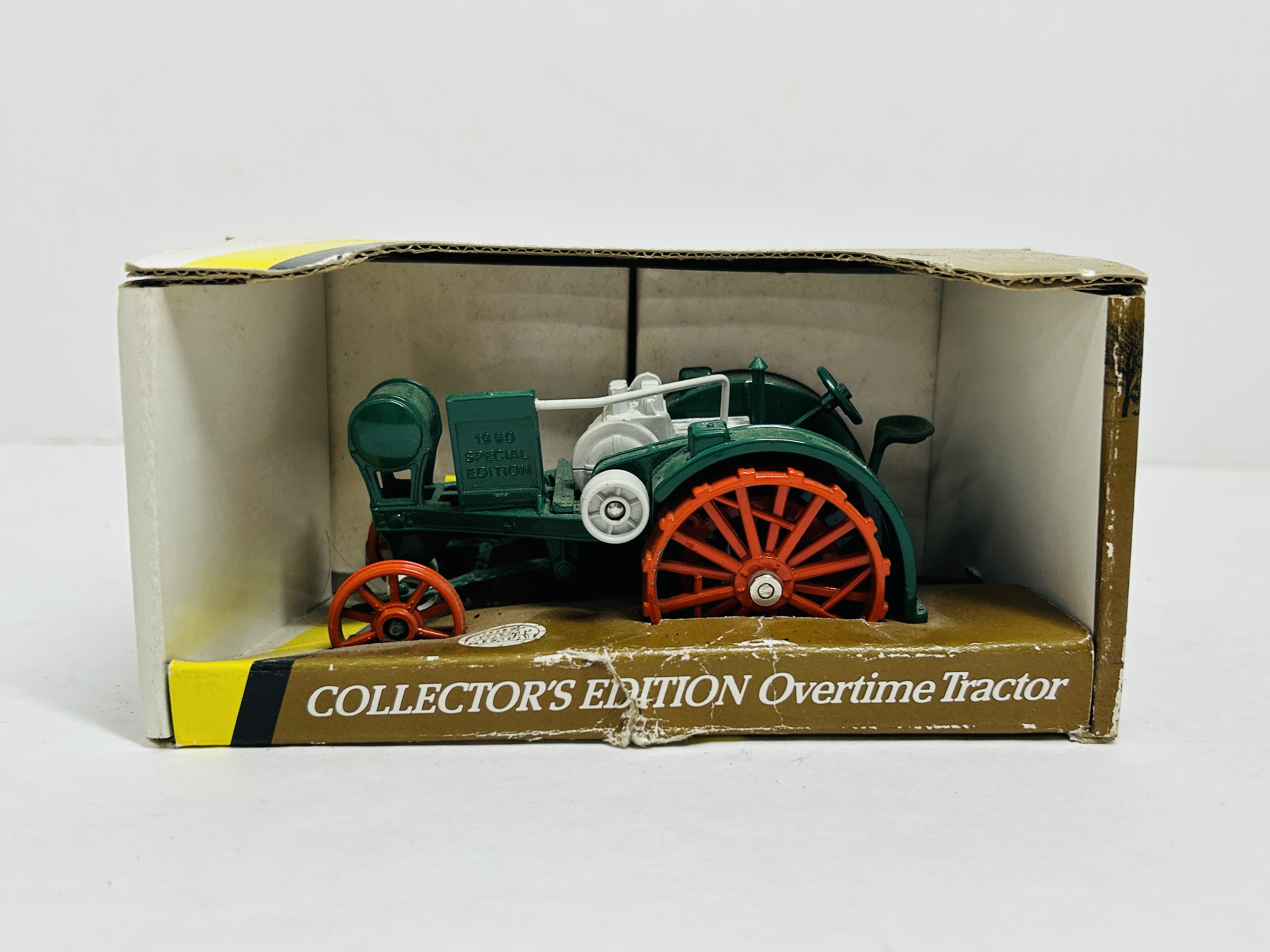 ERTL JOHN DEERE OVERTIME TRACTOR, 1990