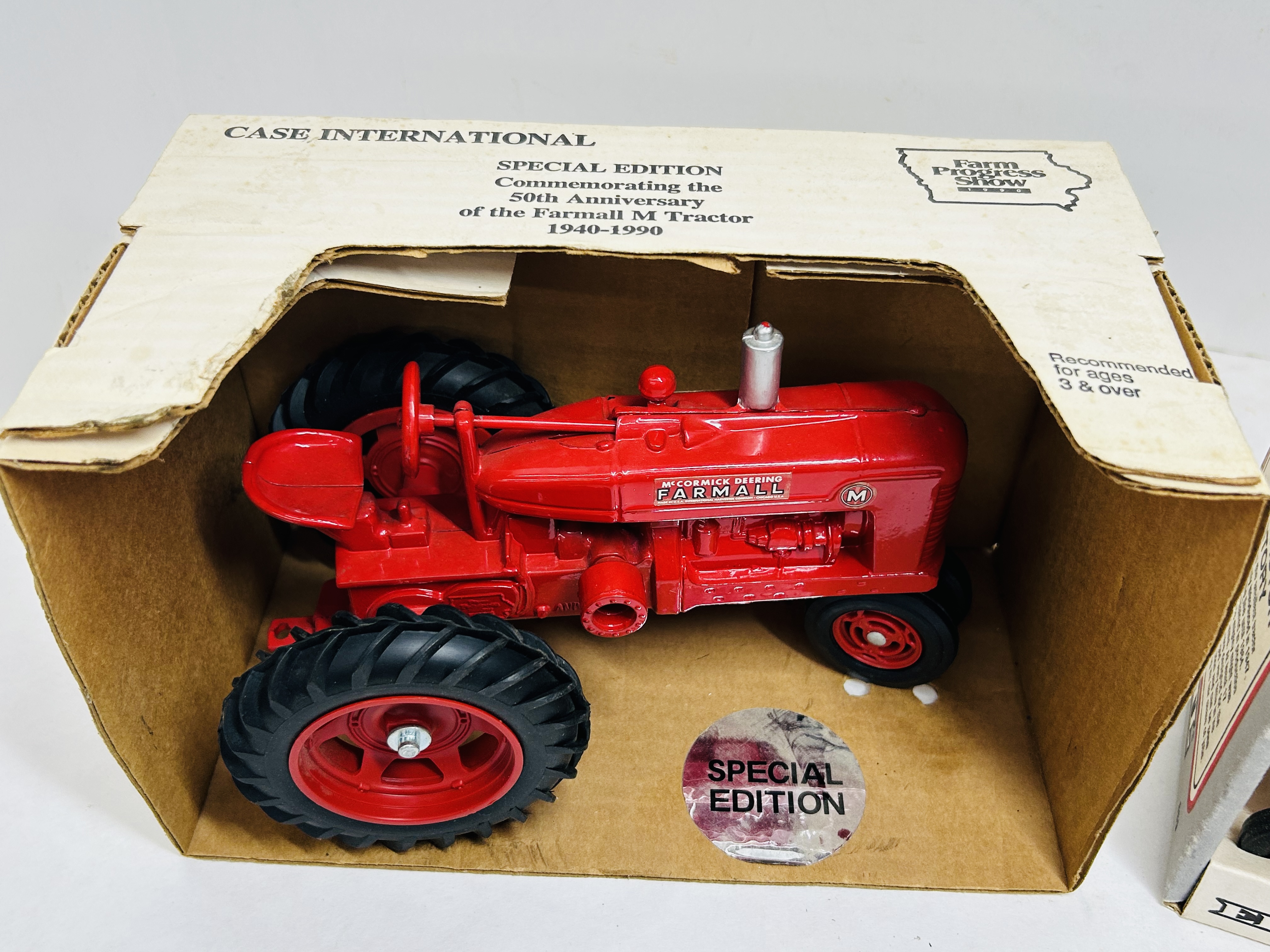 ERTL TWO FARMALL TRACTORS, 1989-1990