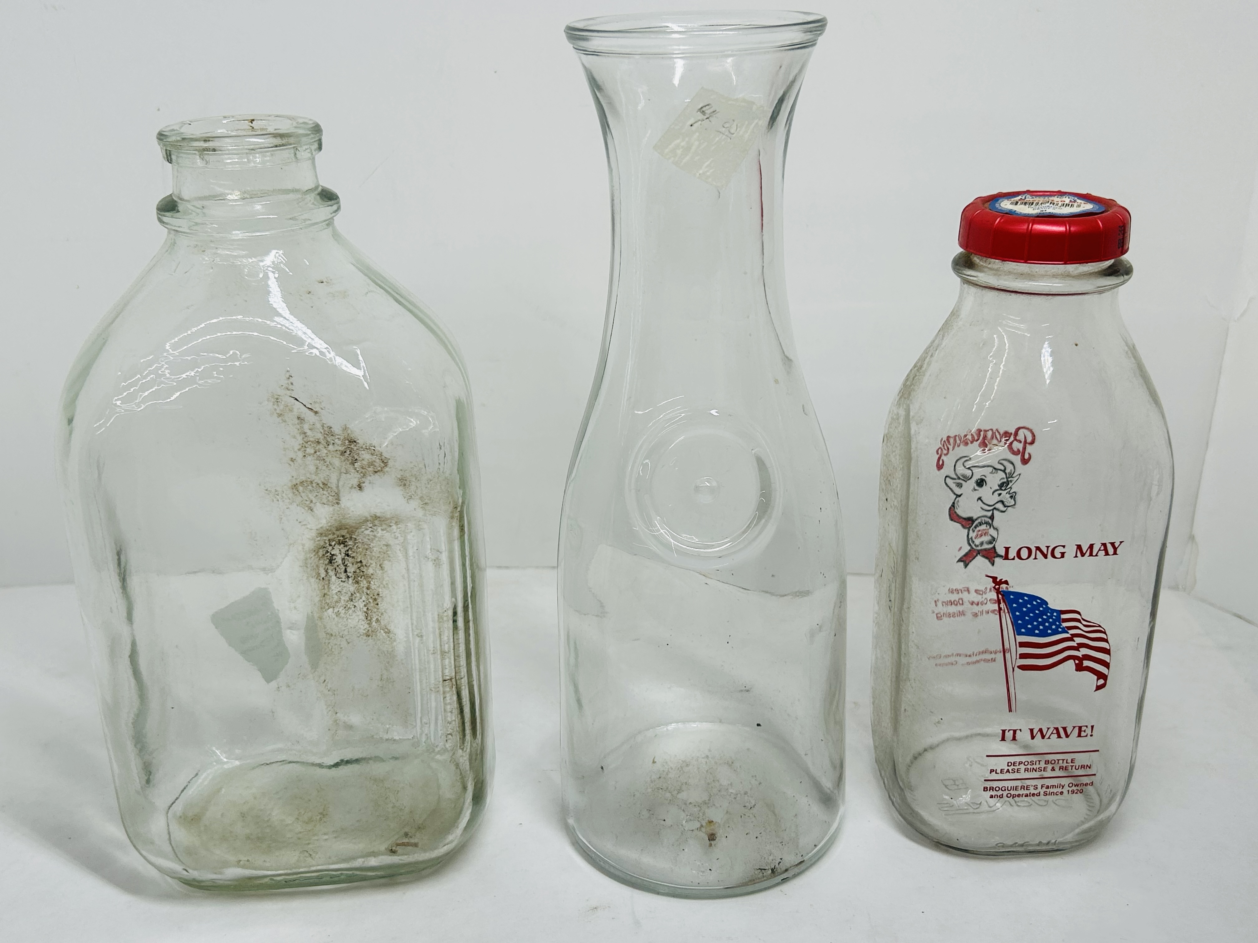 BROGUIERE'S DAIRY GLASS VESSELS, 1990S