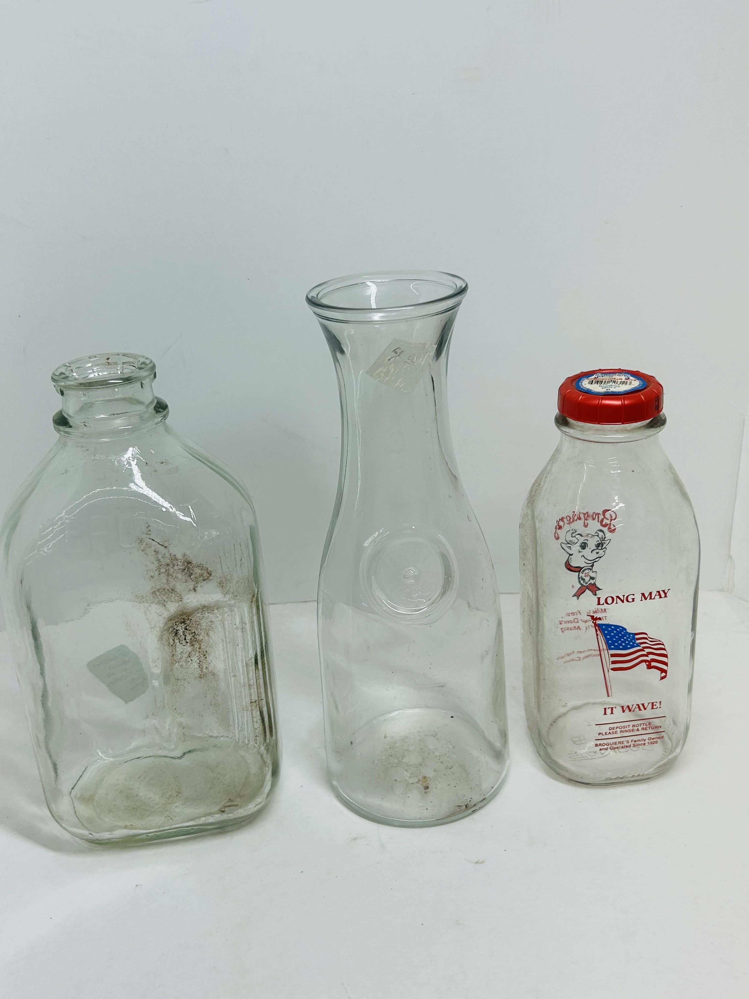 BROGUIERE'S DAIRY GLASS VESSELS, 1990S