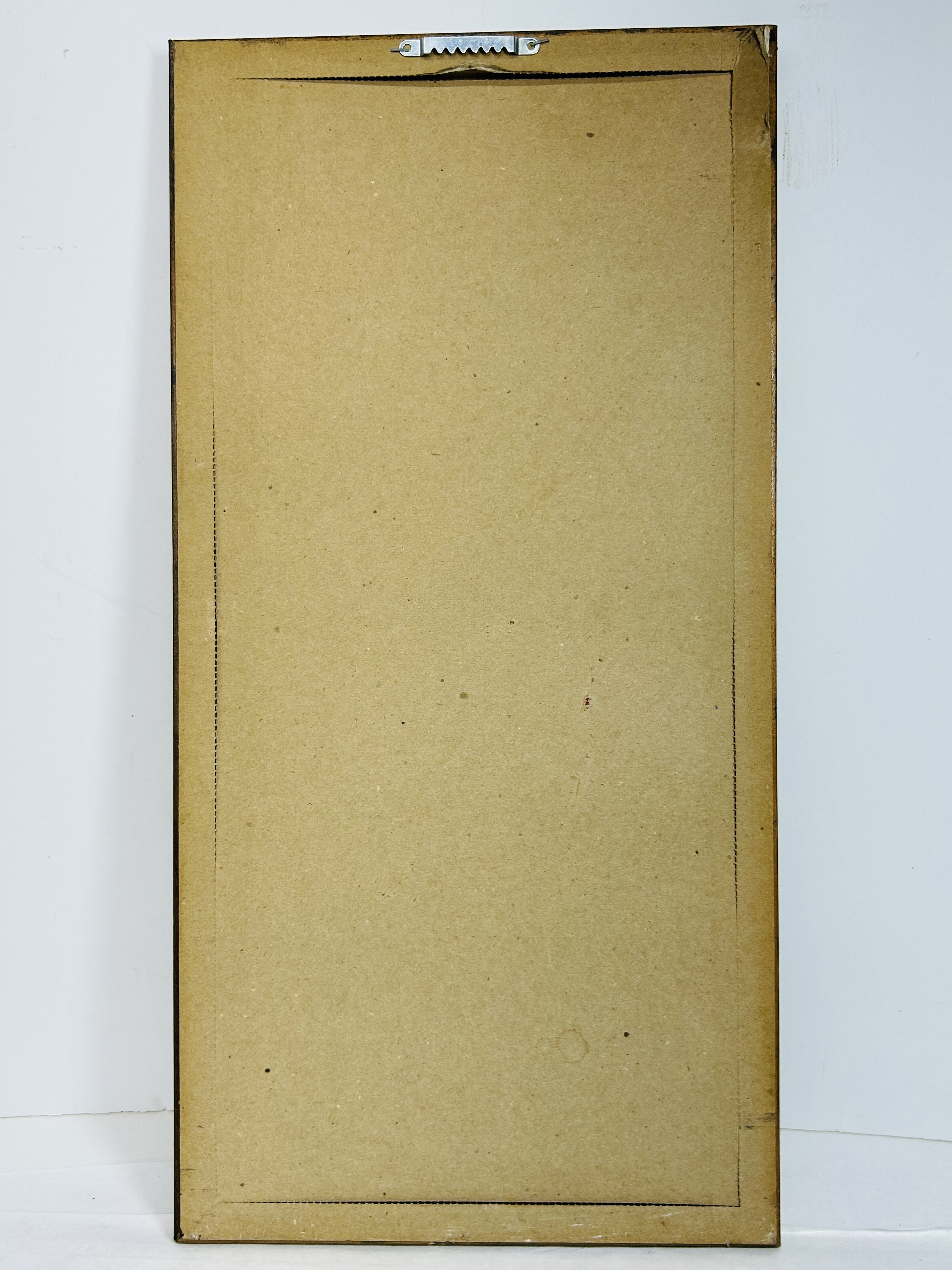 HOME INTERIORS IRIS GLASS PANEL, 1980S