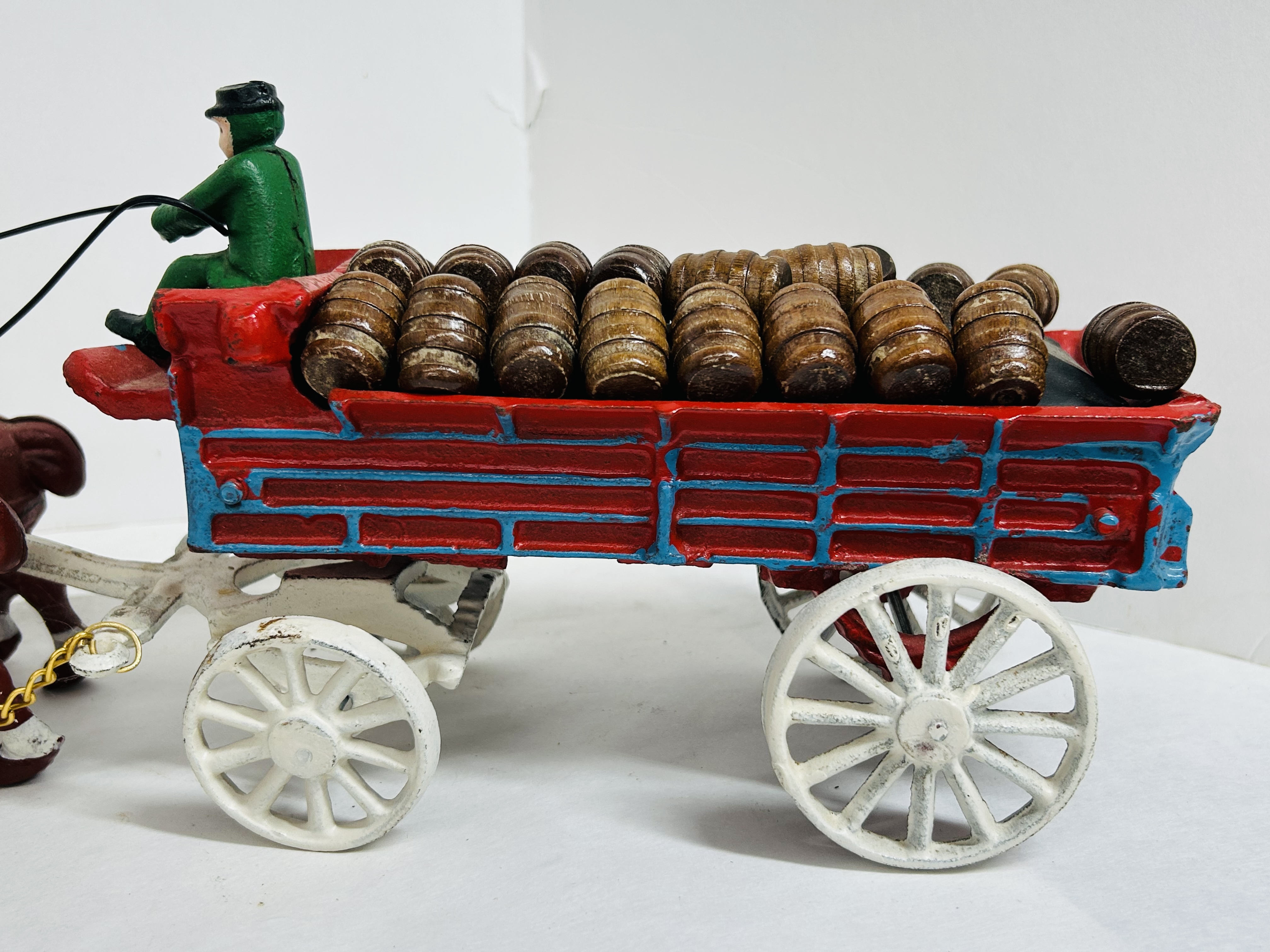 BUDWEISER EIGHT HORSE CLYDESDALE WAGON
