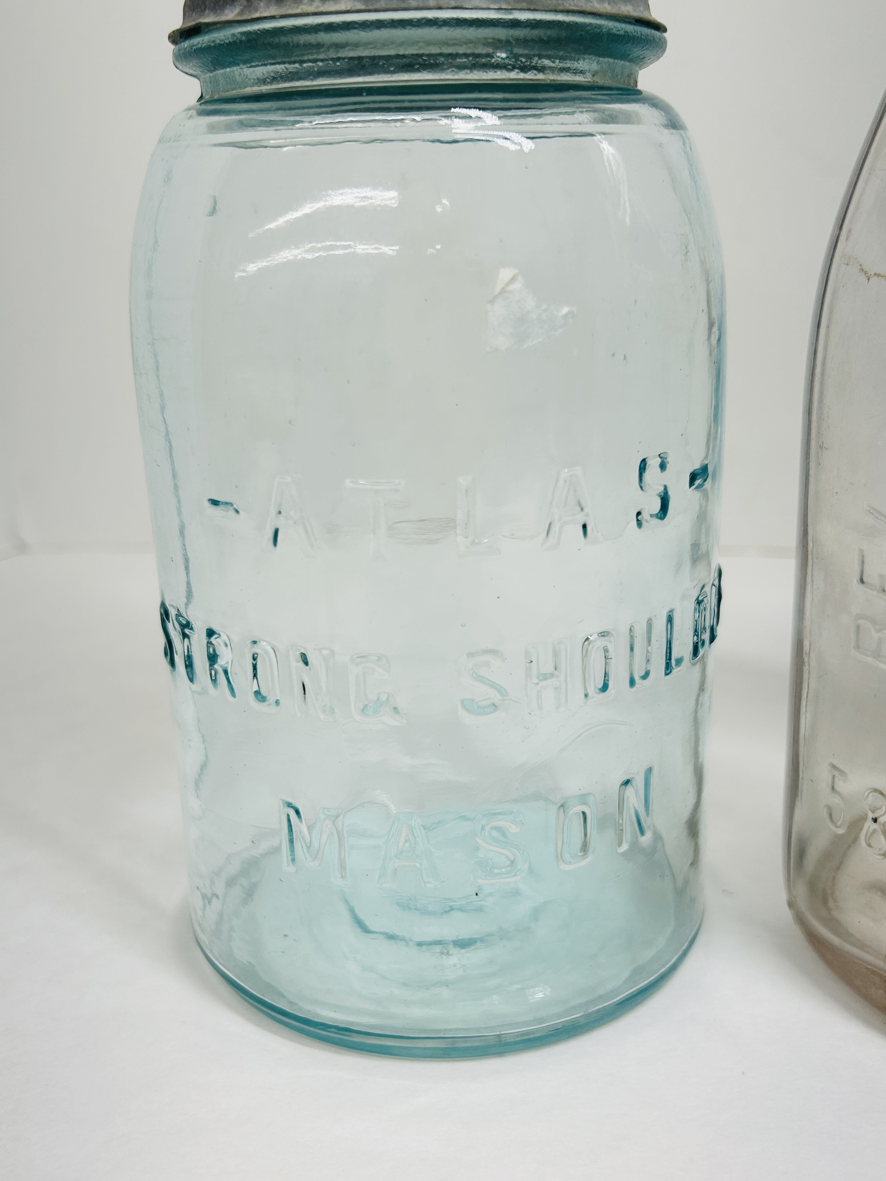 BALL AND ATLAS MASON GLASS VESSELS