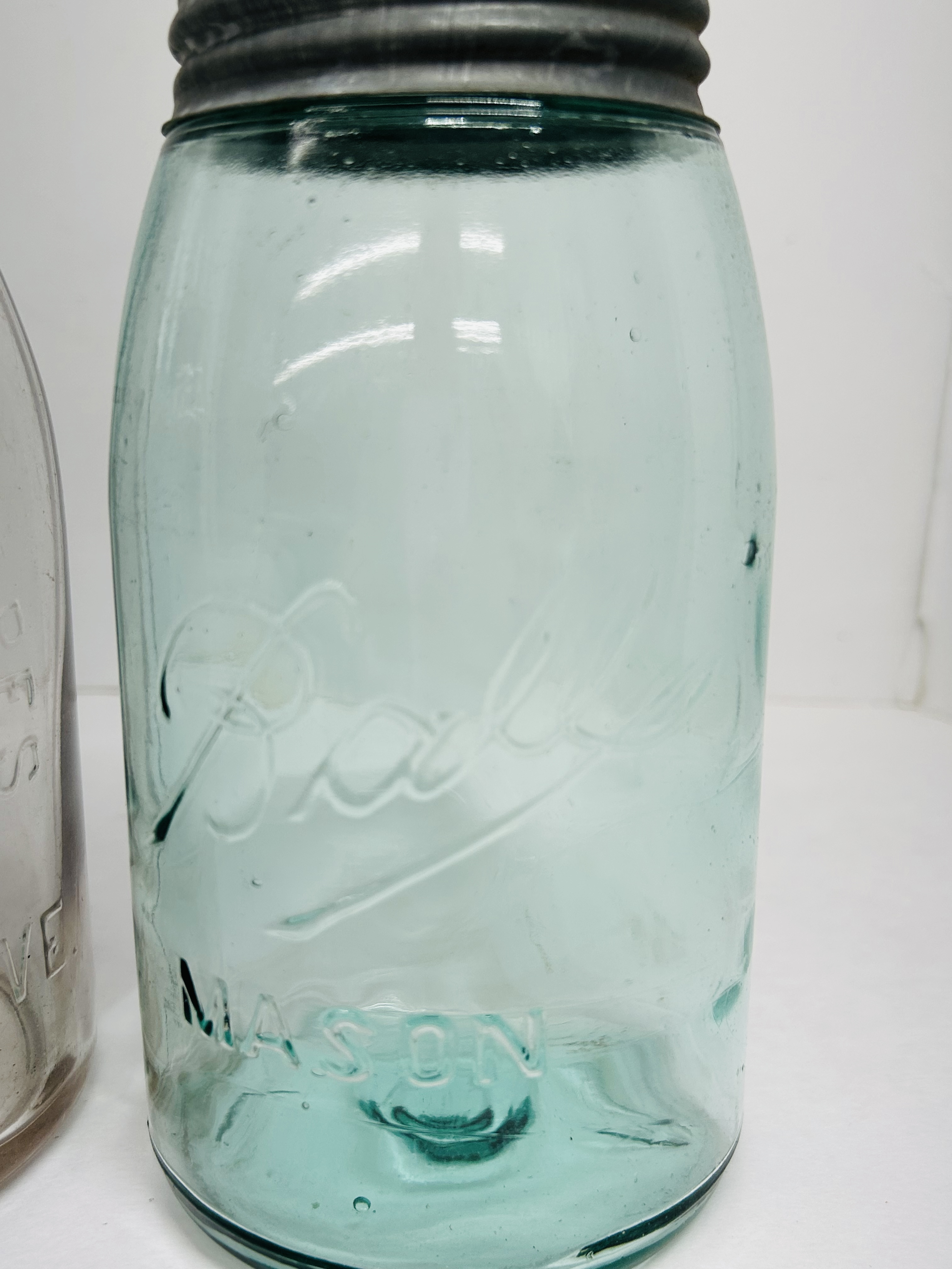 BALL AND ATLAS MASON GLASS VESSELS