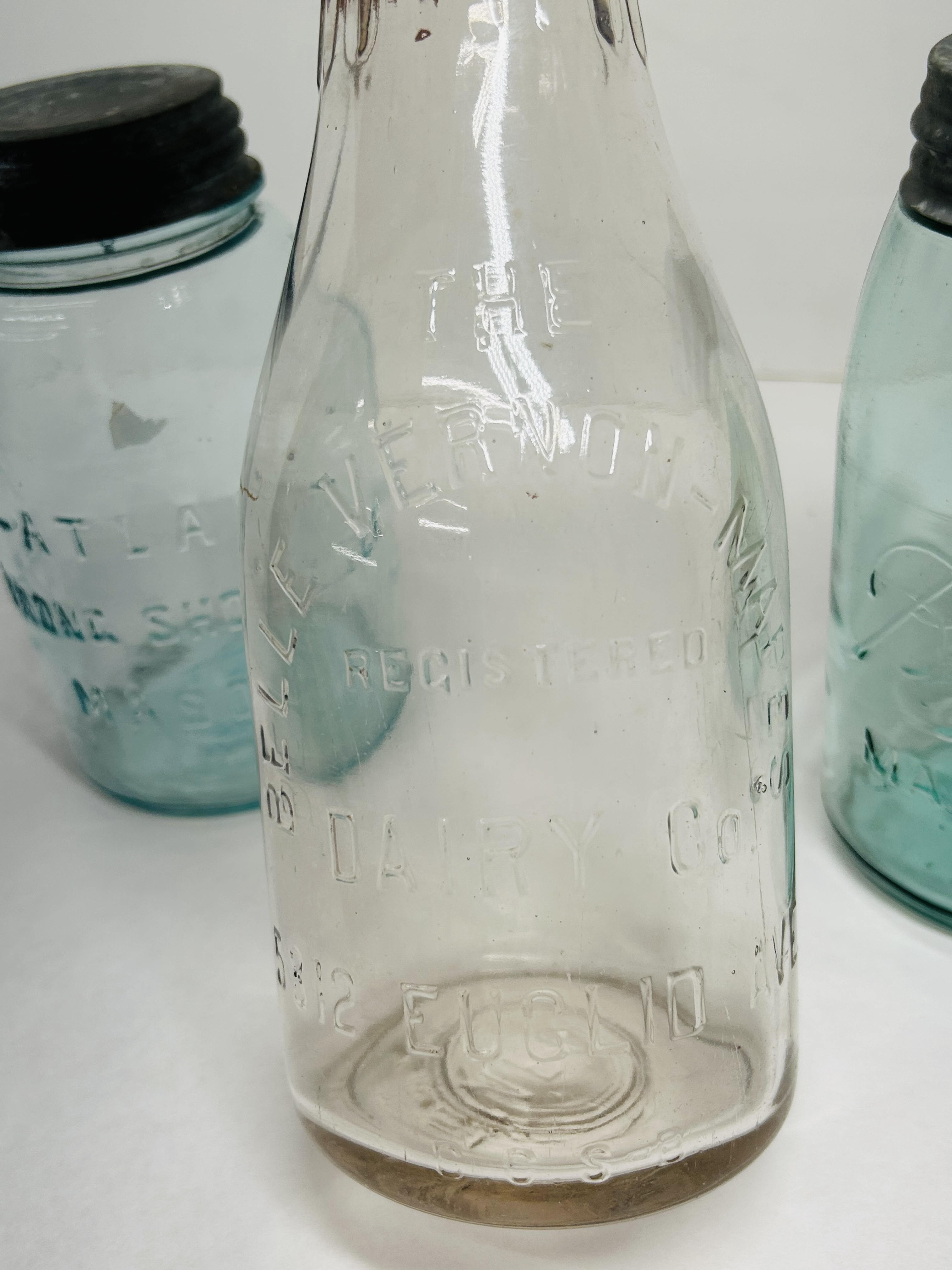 BALL AND ATLAS MASON GLASS VESSELS